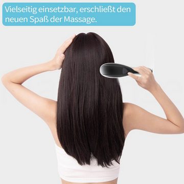 Gontence Ionen-Haarbürste Elektrohaarbürste Massagekamm,5-in-1 Haarbürste, 1-tlg, Anti Knoten Haarbürste