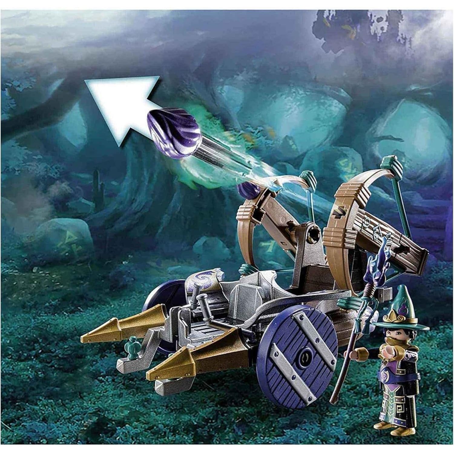 Playmobil® Novelmore 70748 Violet Vale - Dämonen-Fangwagen- Ritter Spielbau günstig online kaufen