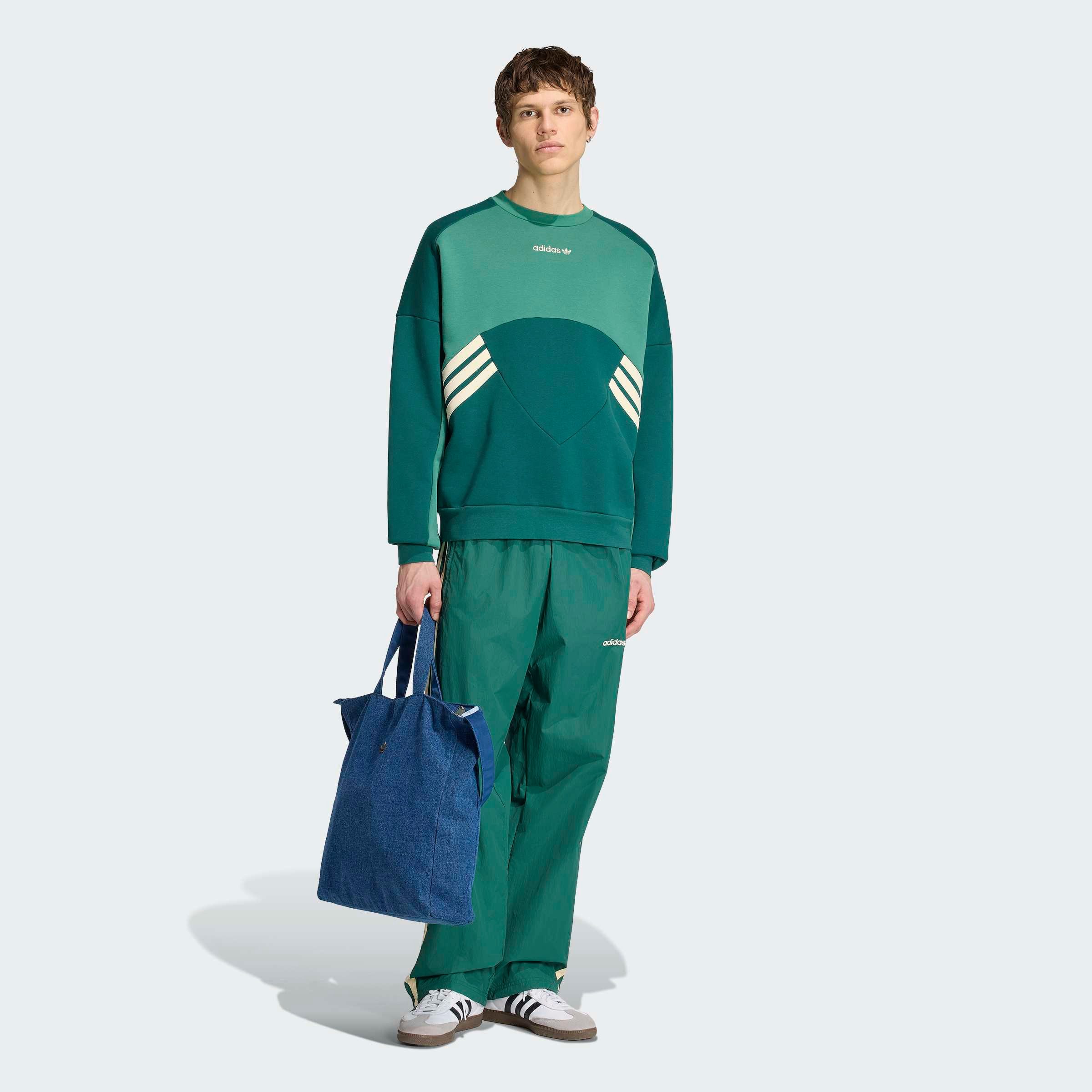 adidas Originals Sweatshirt MUNICH 93 RUNDHALS mit angesetzten Bündchen an Ärmel- und Rumpfabschluss – Bild 5 von 5