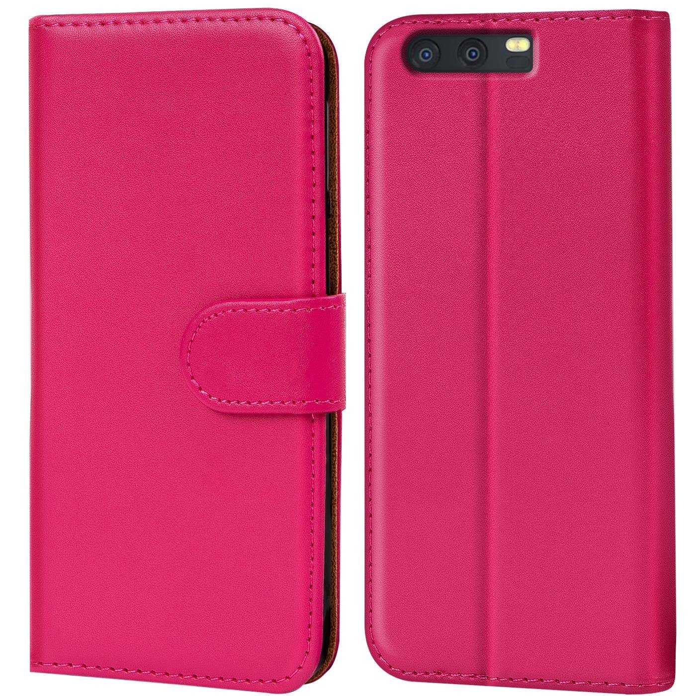 CoolGadget Handyhülle Book Case Handy Tasche für Huawei P10 5,1 Zoll, Hülle Klapphülle Flip Cover für P10 Schutzhülle stoßfest