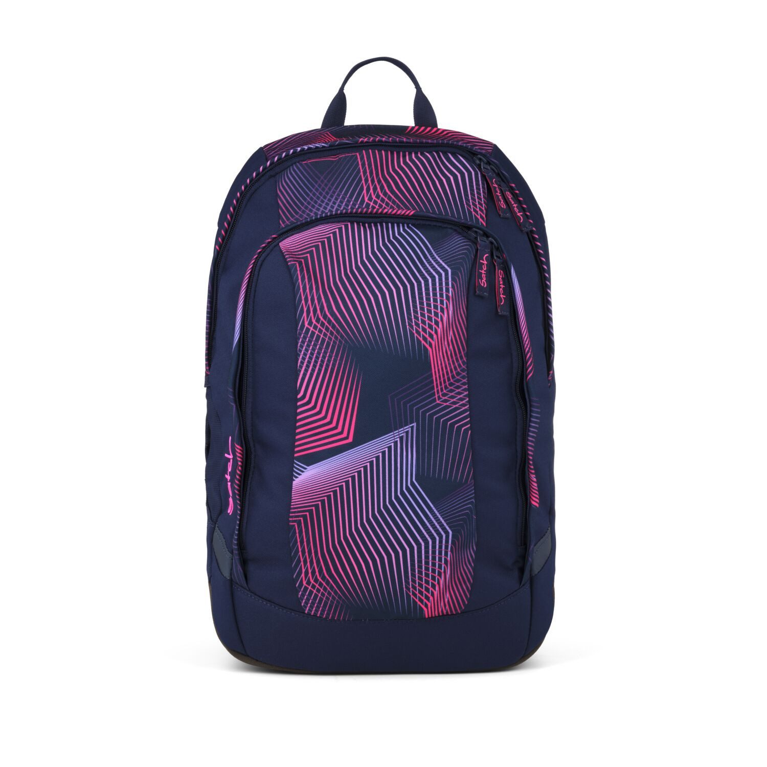 Satch Schulranzen Schulrucksack-Set AIR Seismic Pink 3-teilig (3-teilig), Schulranzen, ergonomisch, Laptop-Fach, Your-Size-System – Bild 3 von 5