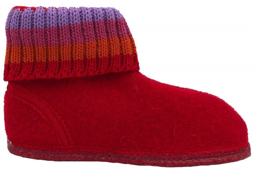 Haflinger Hüttenschuhe 'Paul' rot, Gr. 40 – Bild 2 von 2