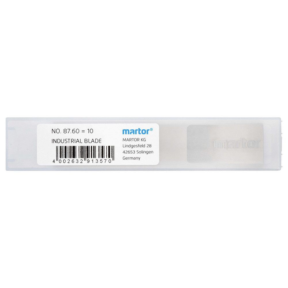 Thumbnail - Martor Cuttermesser MARTOR 87.60 Ersatzklinge INDUSTRIEKLINGE Standardschliff 10 St.