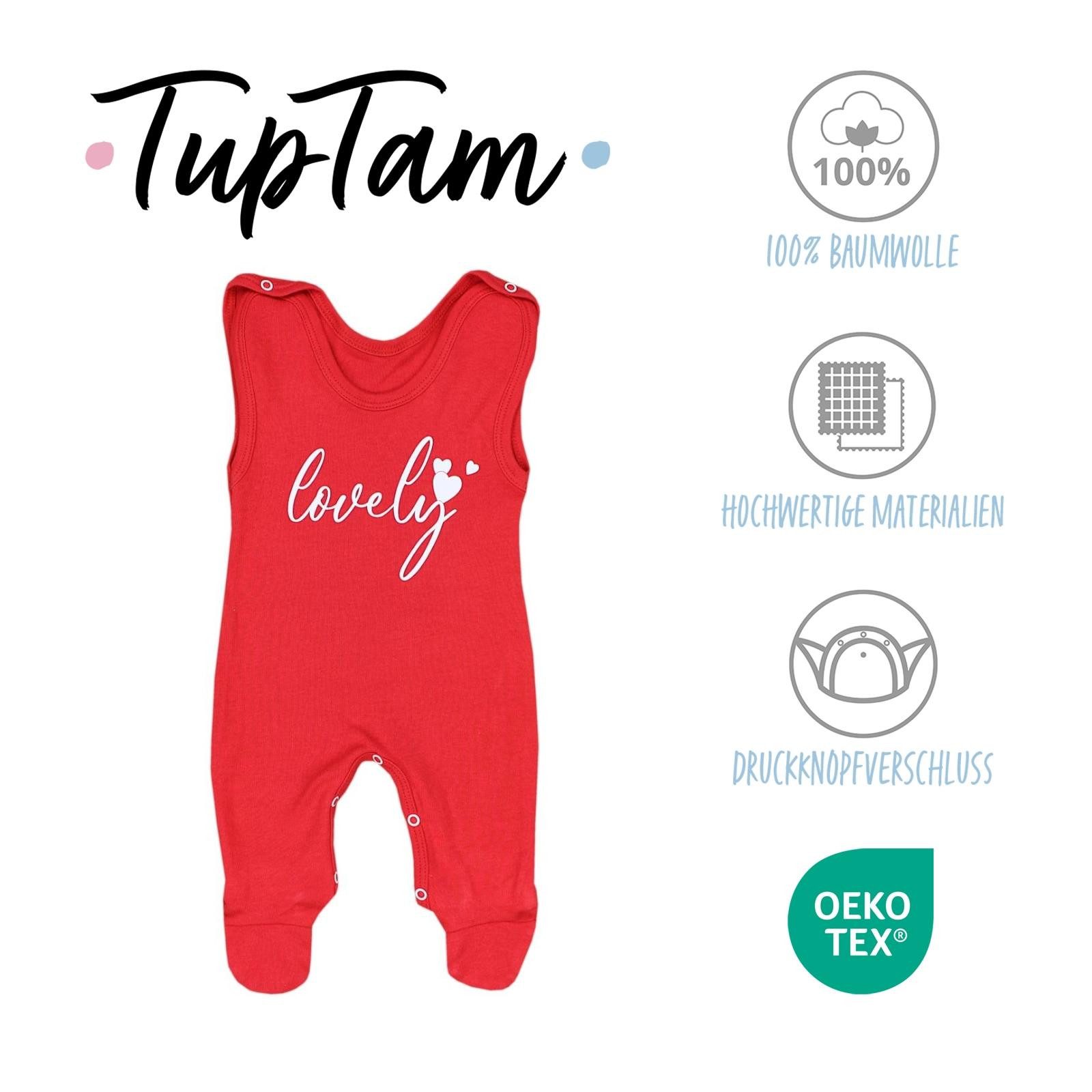 TupTam Strampler TupTam Baby Unisex Strampler mit Aufdruck Spruch 5er Pack