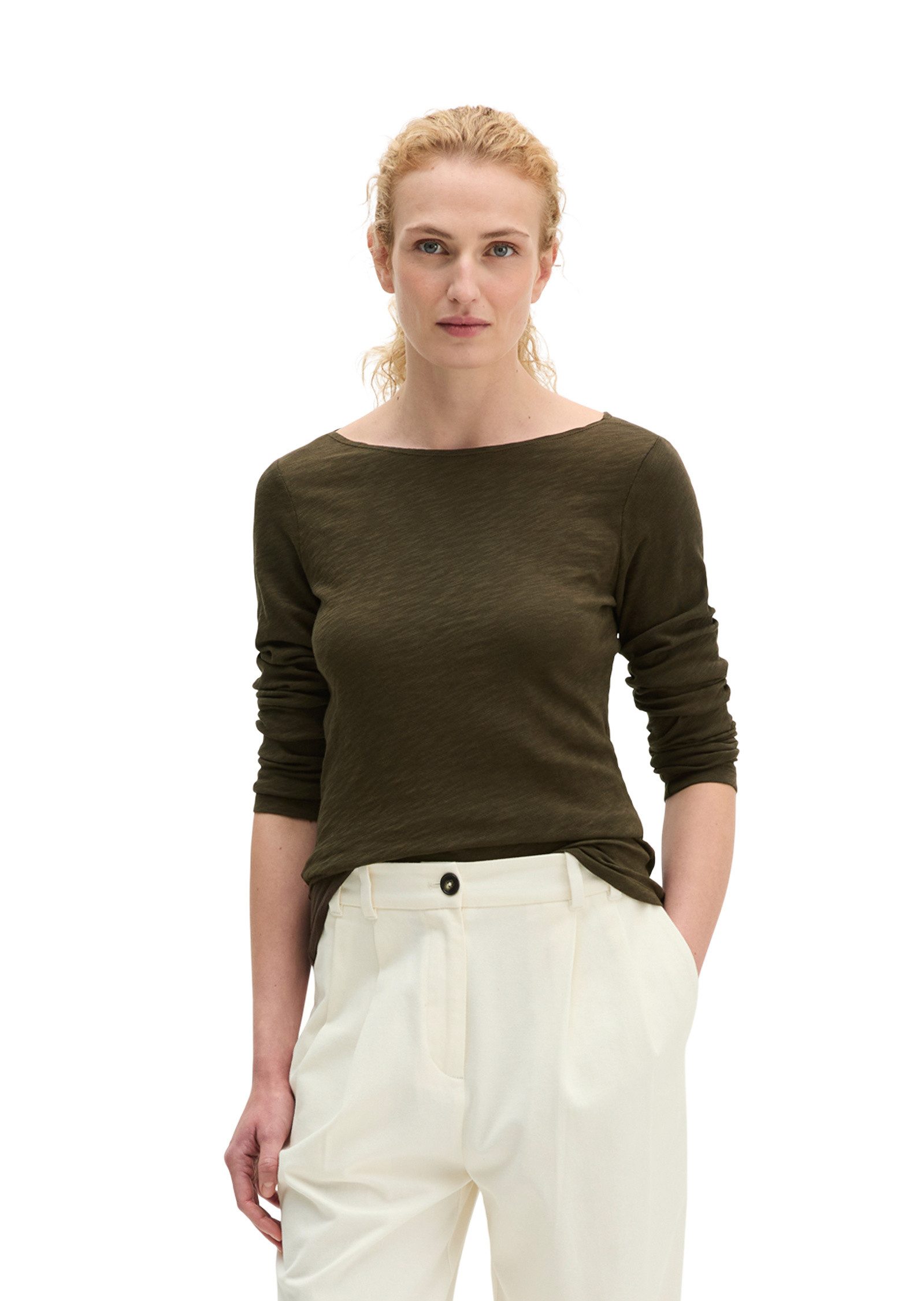 Marc O'Polo Langarmshirt aus Organic Cotton-Qualität