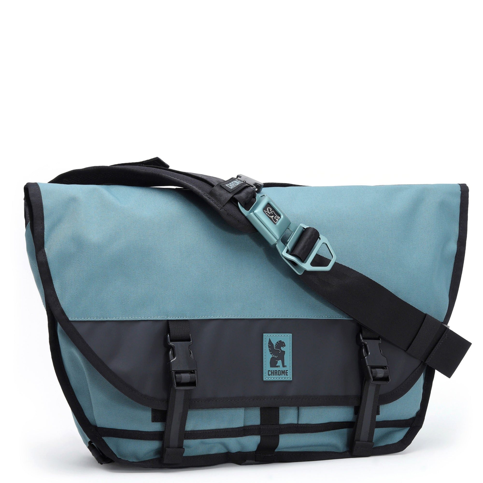 Chrome Umhängetasche Citizen 24 - Umhängetasche 16" 58 cm (steel blue)