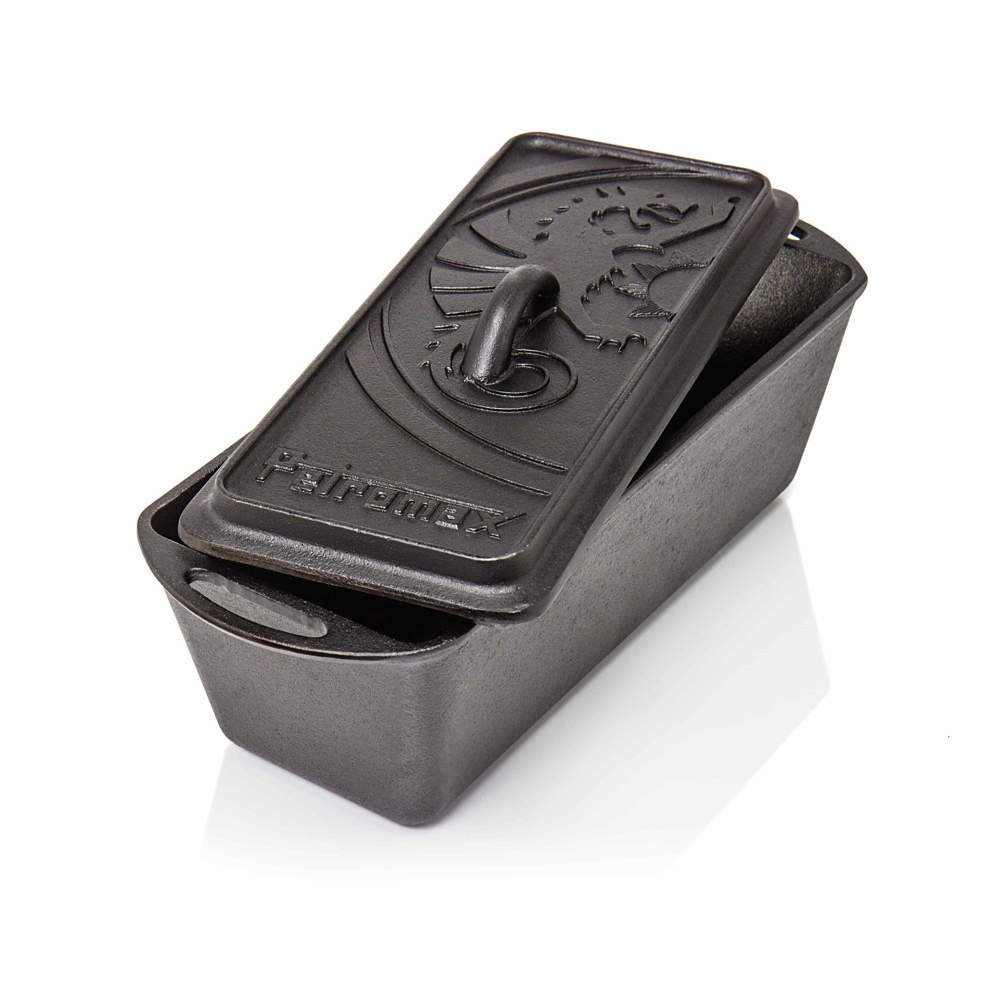 Petromax Kastenform, Kastenform K4 mit Deckel aus Gusseisen - perfekt für jede Koch und Grill-Stelle