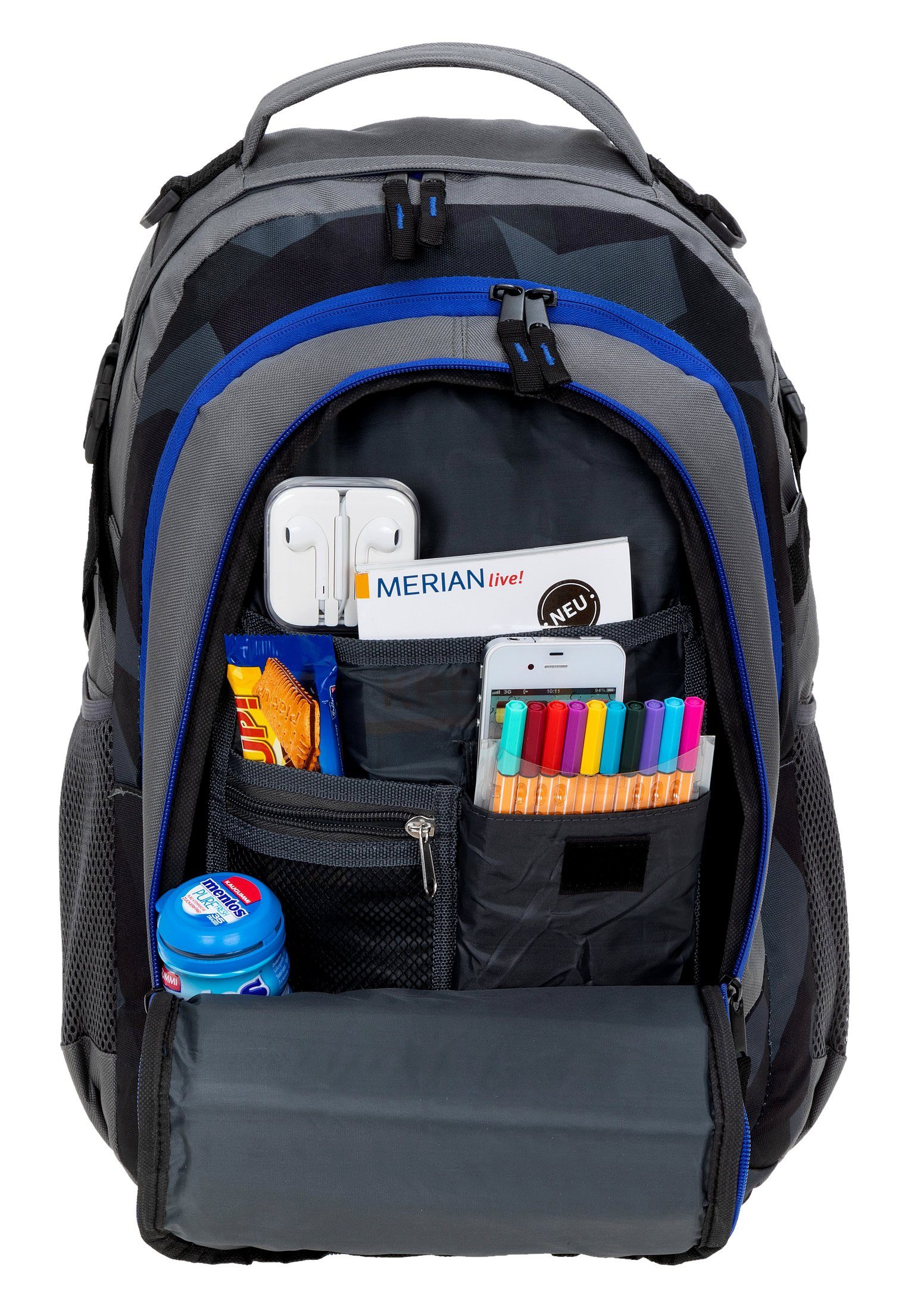 ELEPHANT Schulrucksack Hero Signature Schultasche (2 Teile Set), Rucksack + Mäppchen Box