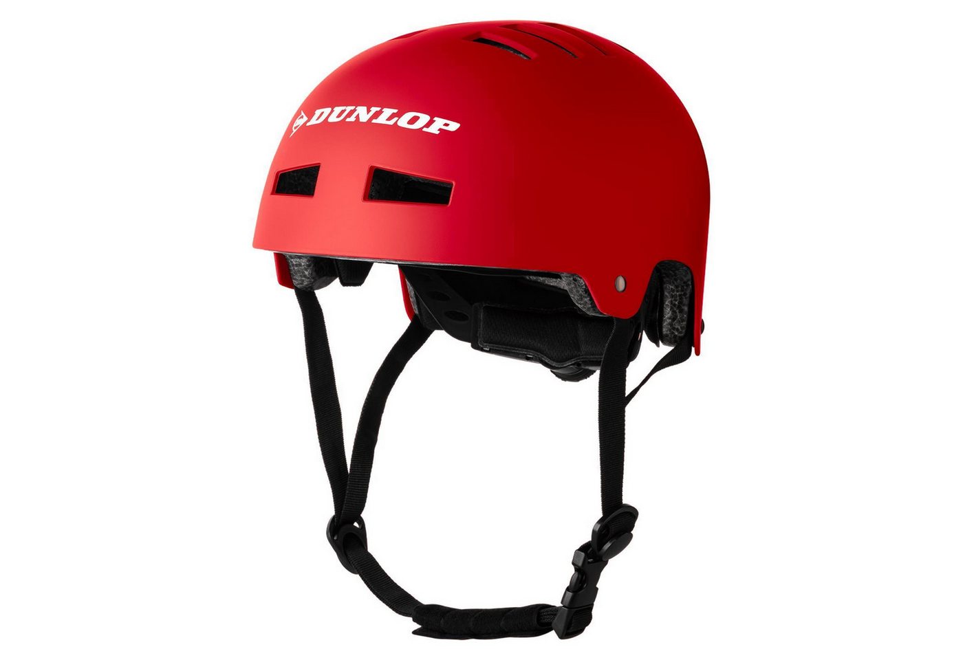 Dunlop Fahrradhelm Fahrradhelm Skaterhelm Helm S-L, Test Sehr Gut - Leichter robuster Allrounder Helm, Schnellverschluss