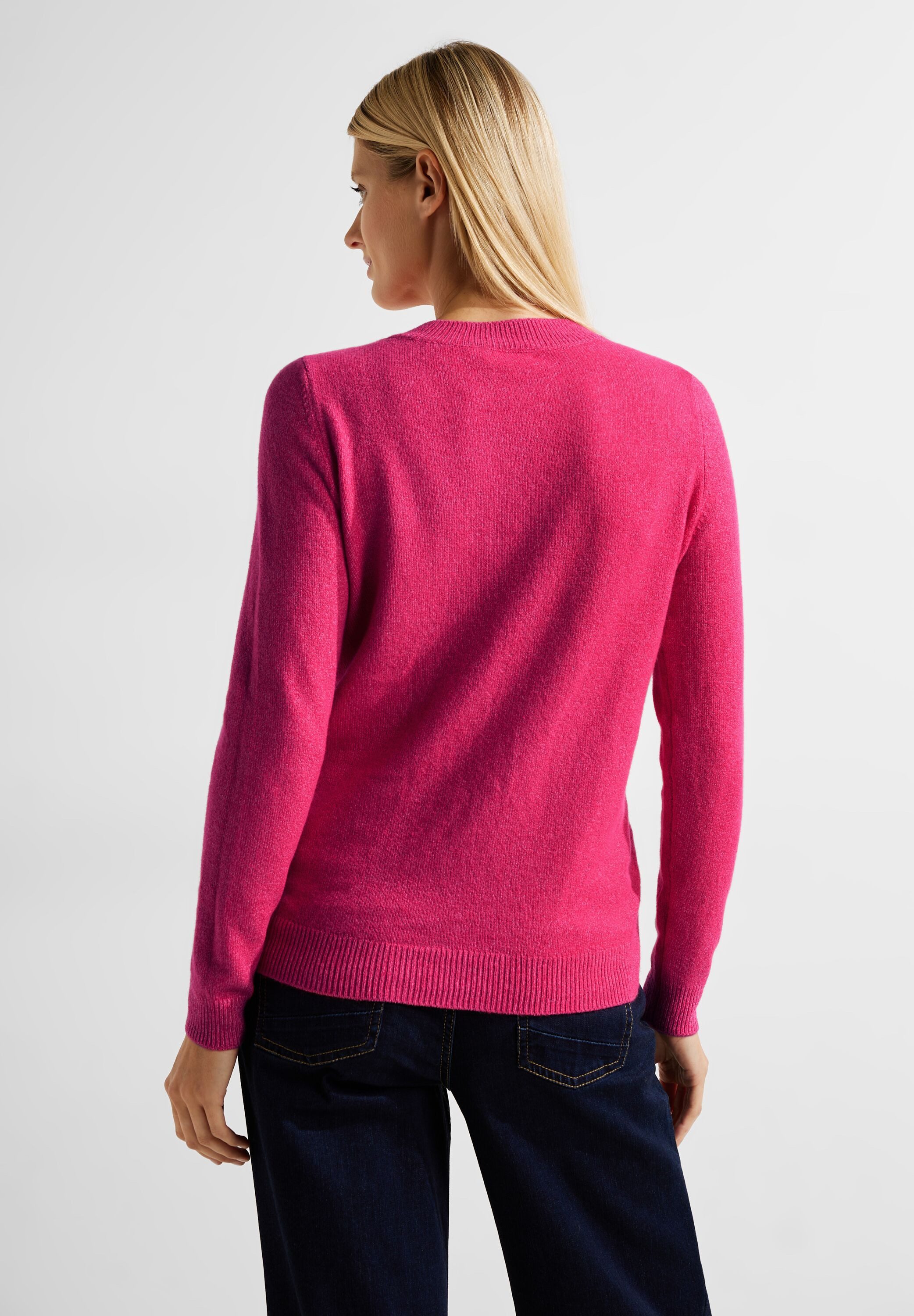 CECIL Strickpullover in Melange Optik