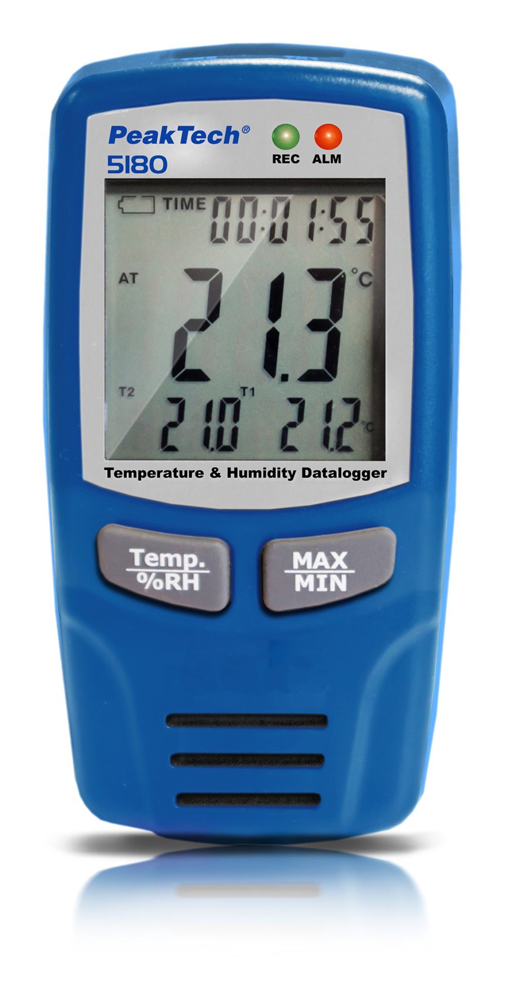 PeakTech Klimamesser PeakTech 5180: USB-Datenlogger für Luftfeuchtigkeit und -temp. ~ 67000, (1-St)