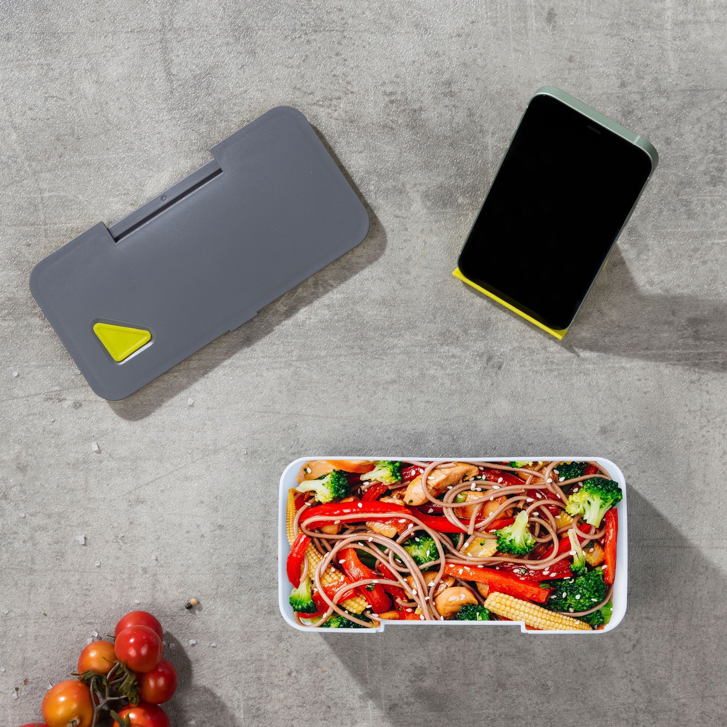 Gravidus Lunchbox Lunchbox Handyhalterung Brotdose mit mikrowellengeeignet