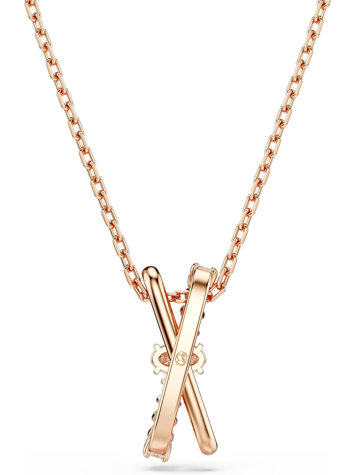 Swarovski Collier Swarovski Damen-Kette Metall Swarovski-Kristall