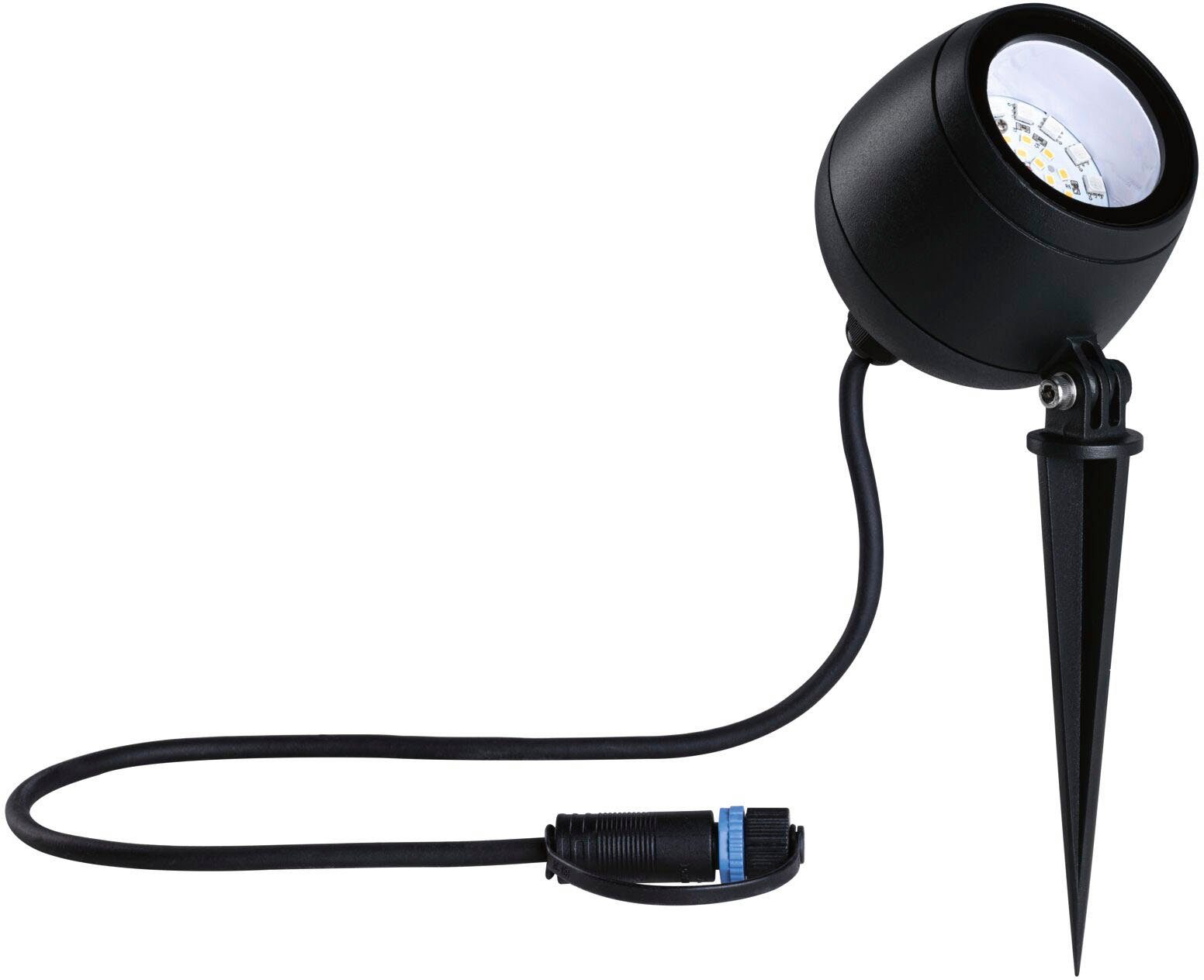 Paulmann Kikolo Tageslichtweiß, integriert, LED RGBW Gartenleuchte ZigBee RGBW Outdoor Shine Plug Spot fest & LED ZigBee,