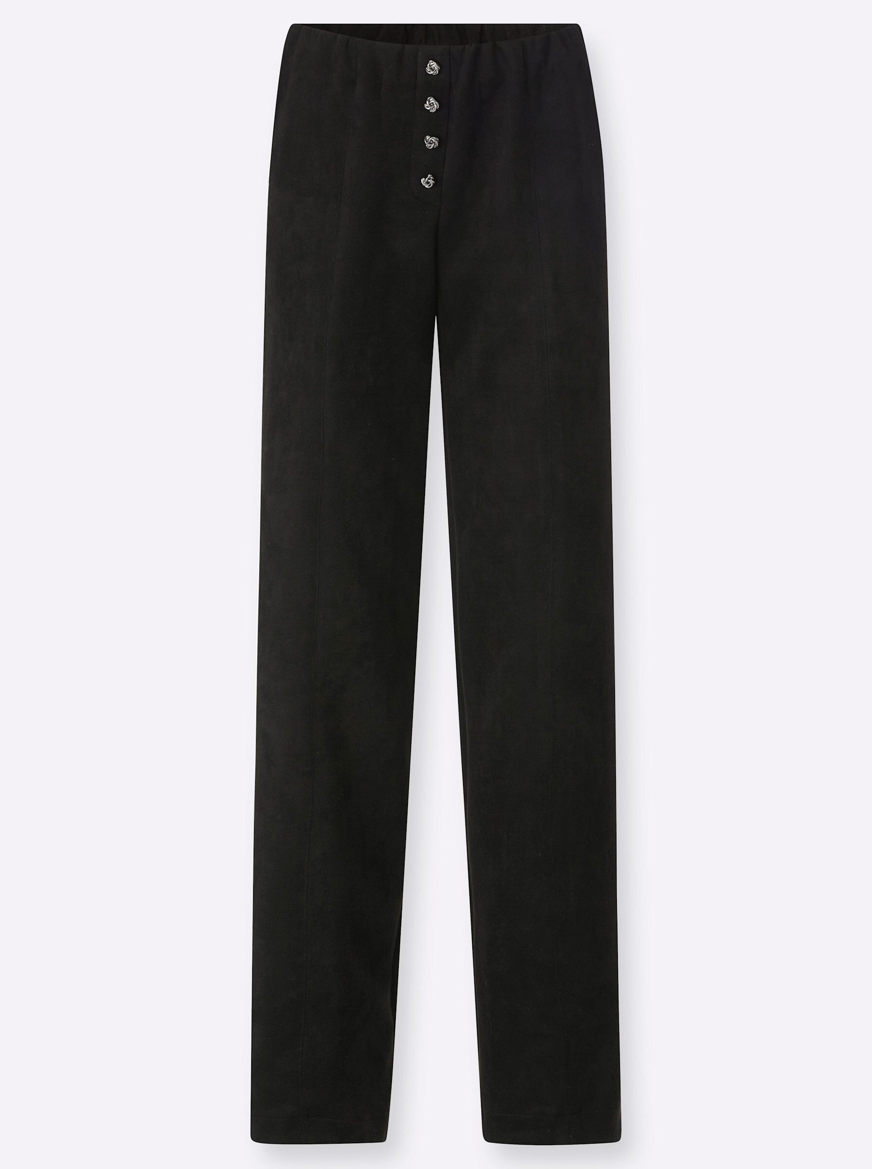 creation L Jerseyhose Velourslederimitat-Hose komfortabel