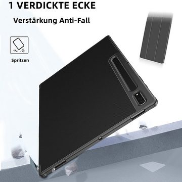 Tisoutec Tablet-Hülle Hülle für Samsung Galaxy Tab S8 Ultra 14.6 Zoll 2022