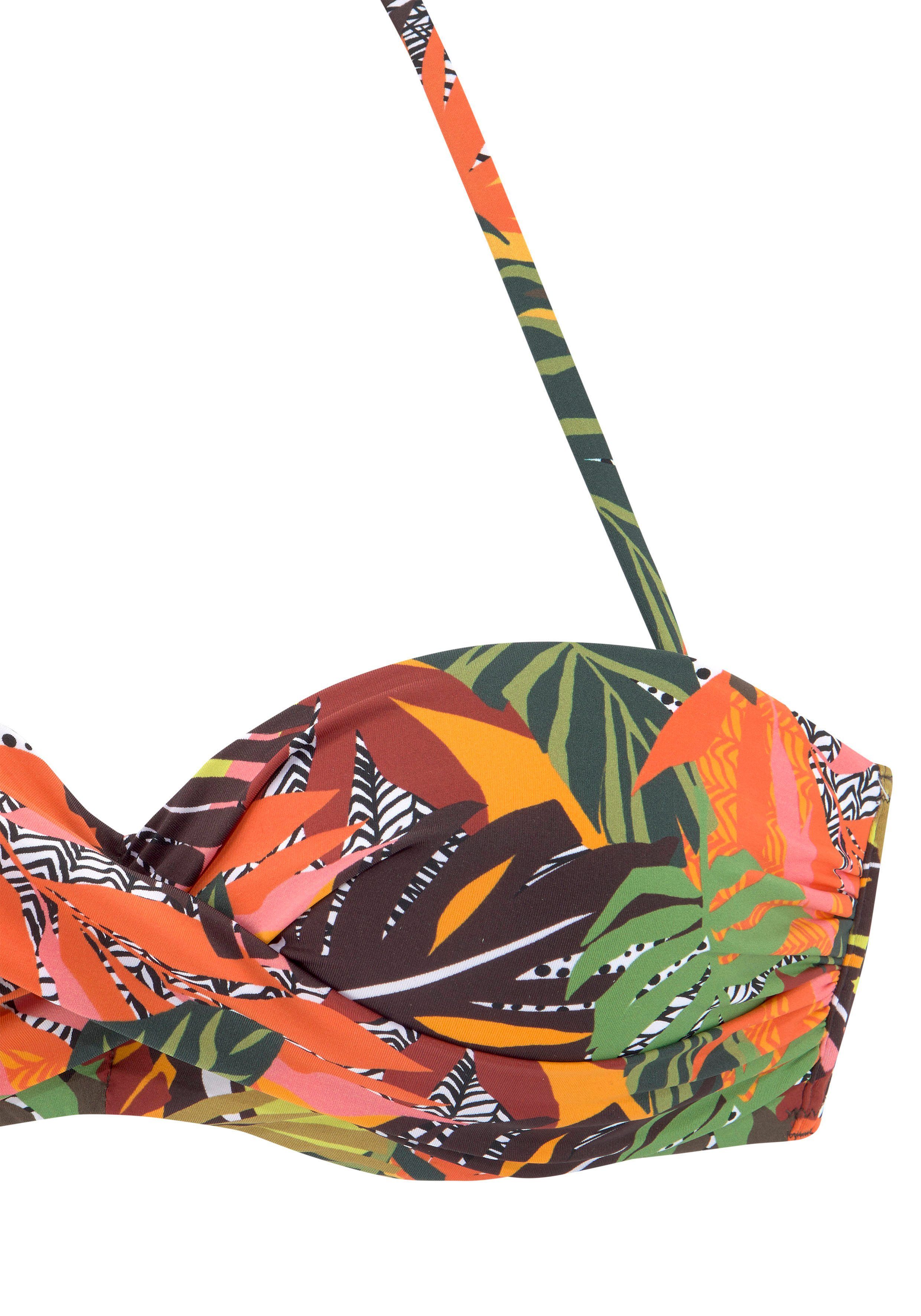 Vivance Bügel-Bandeau-Bikini mit Wickeloptik