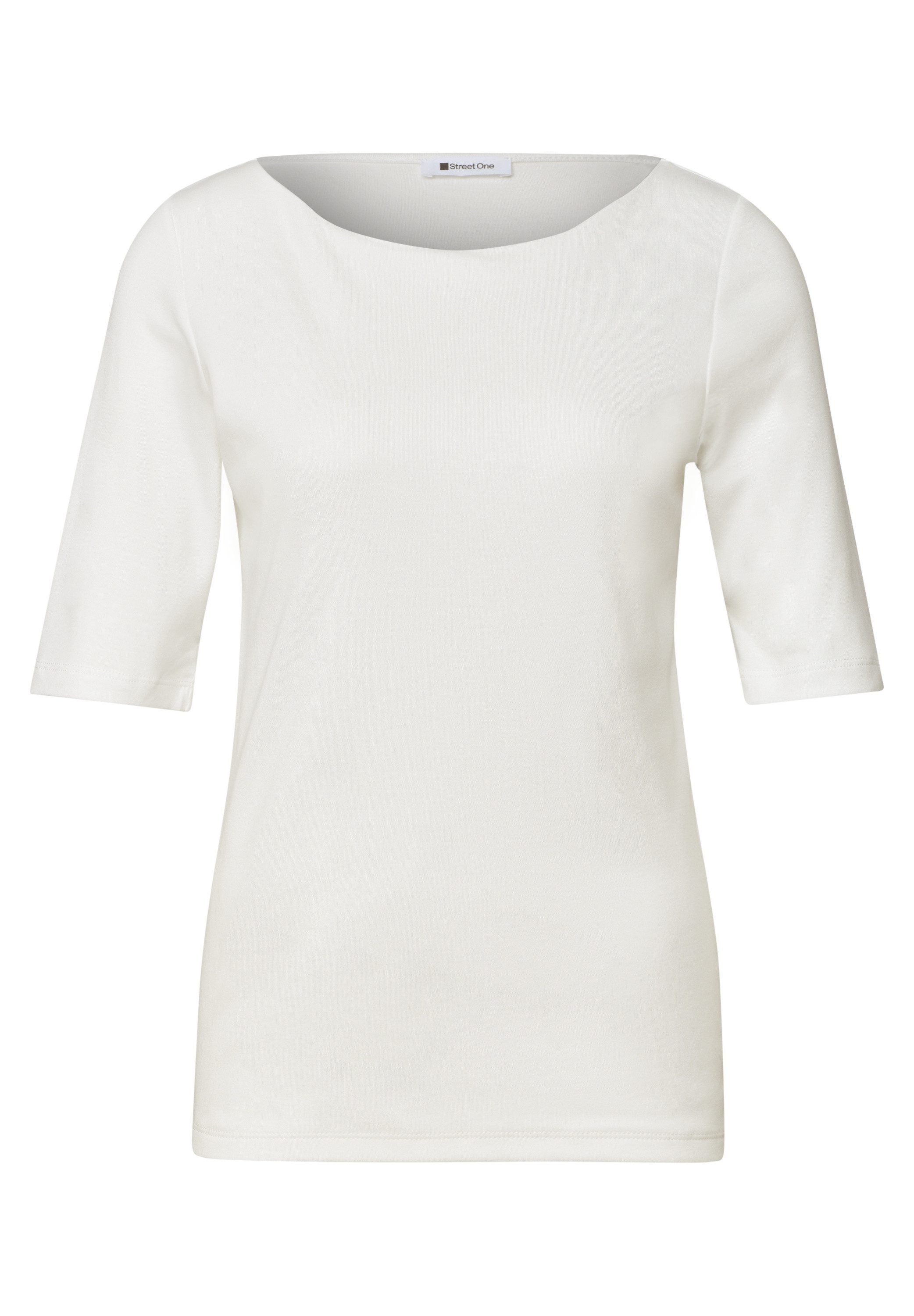 STREET ONE T-Shirt in Unifarbe – Bild 4 von 5