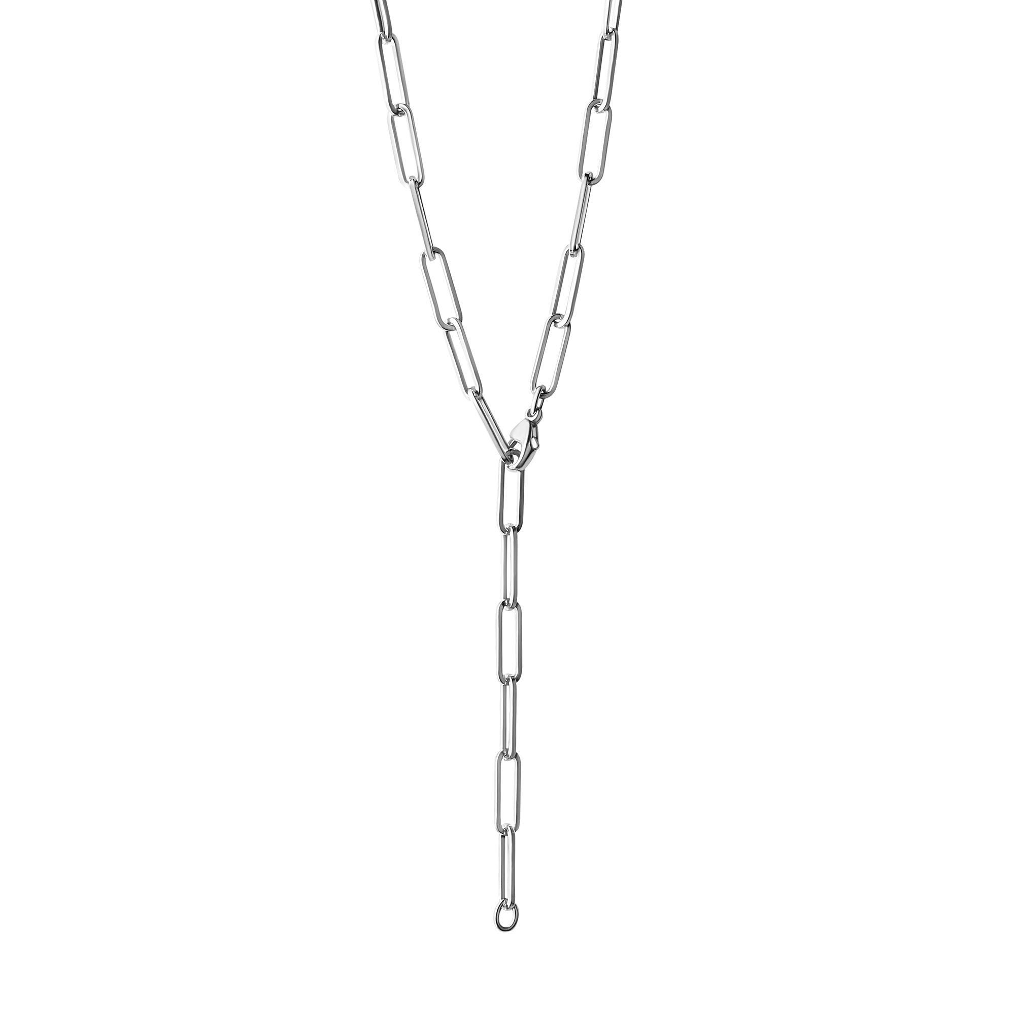 Vivance Collierkettchen 925/- Sterling Silber rhodiniert Gliederkette 45 cm