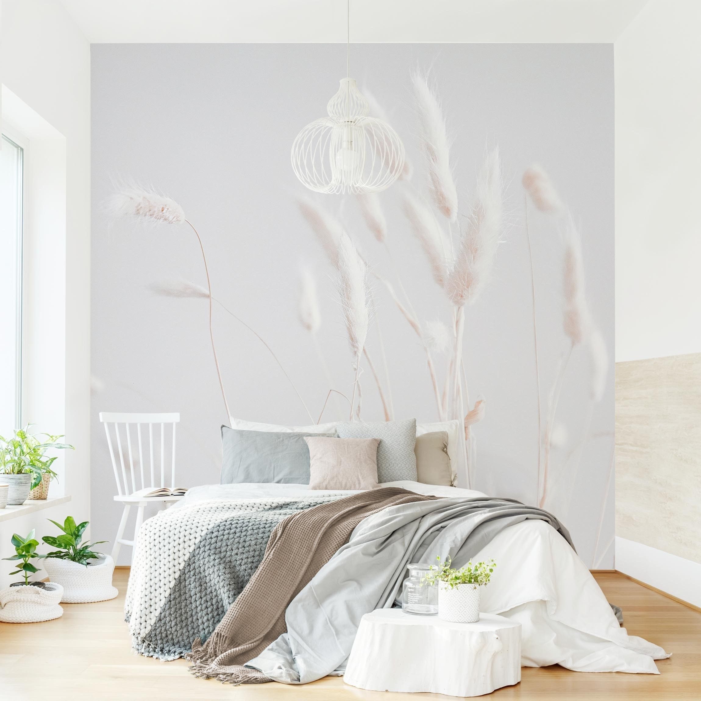 Bilderdepot24 Fototapete Blumen Zeit für Romantik Blumentapete Floral Natur Modern Kunst, Glatt, Matt, (Vliestapete inkl. Kleister oder selbstklebend), Wohnzimmer Schlafzimmer Küche Flur Motivtapete Vliestapete Wandtapete