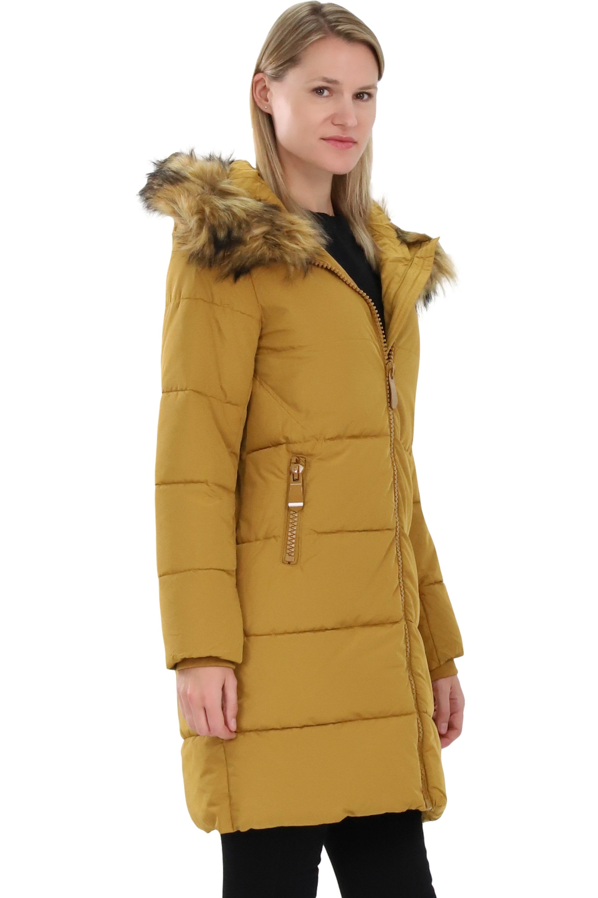 malito more than fashion Steppjacke malito Damen Steppmantel, wattierter Wi günstig online kaufen