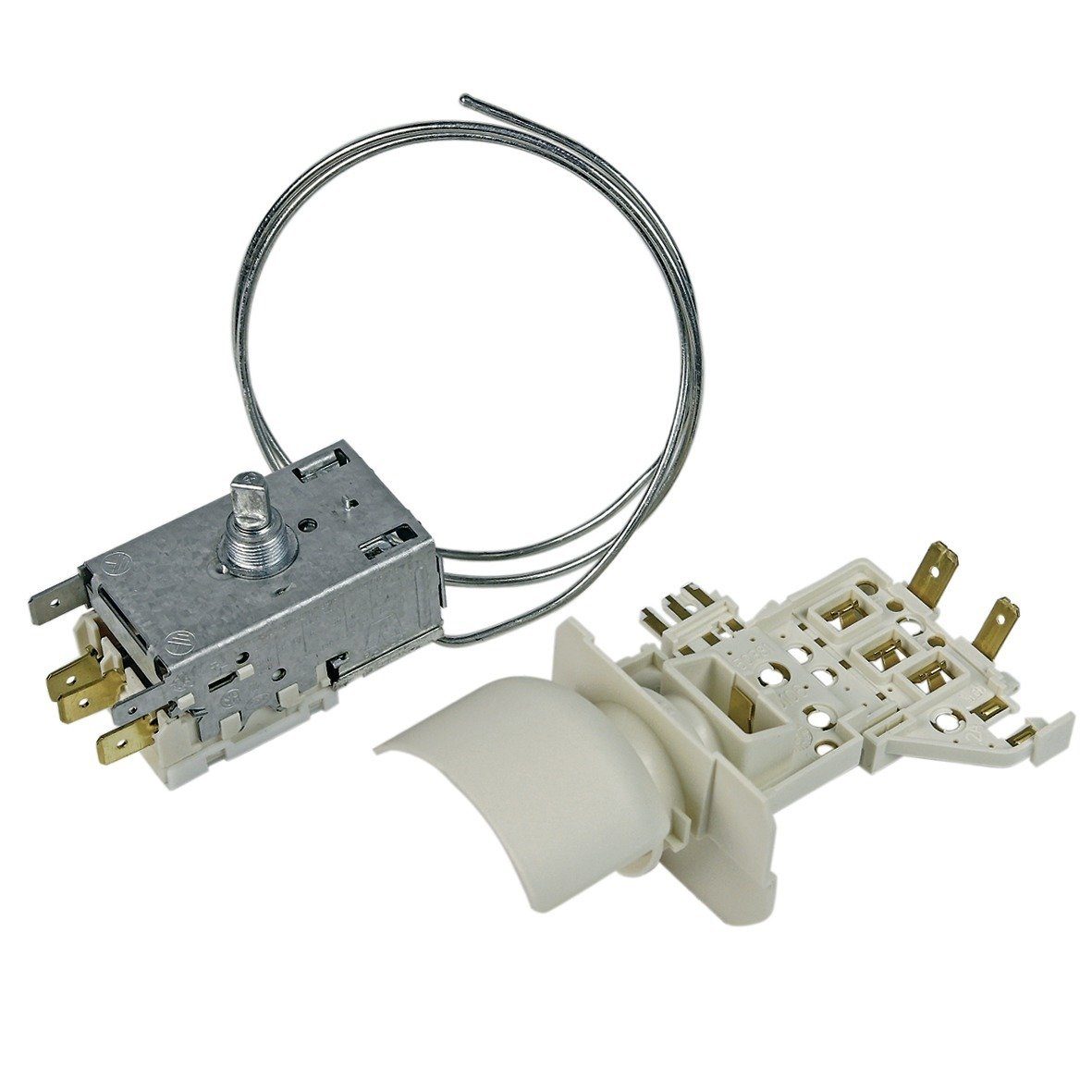 easyPART Thermodetektor wie Bauknecht 484000008568 Thermostat Umbausatz, Kühlschrank / Gefrierschrank