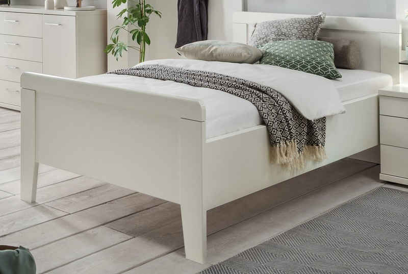 bv-vertrieb Bett, Seniorenbett weiss höhenverstellbares Komfortbett