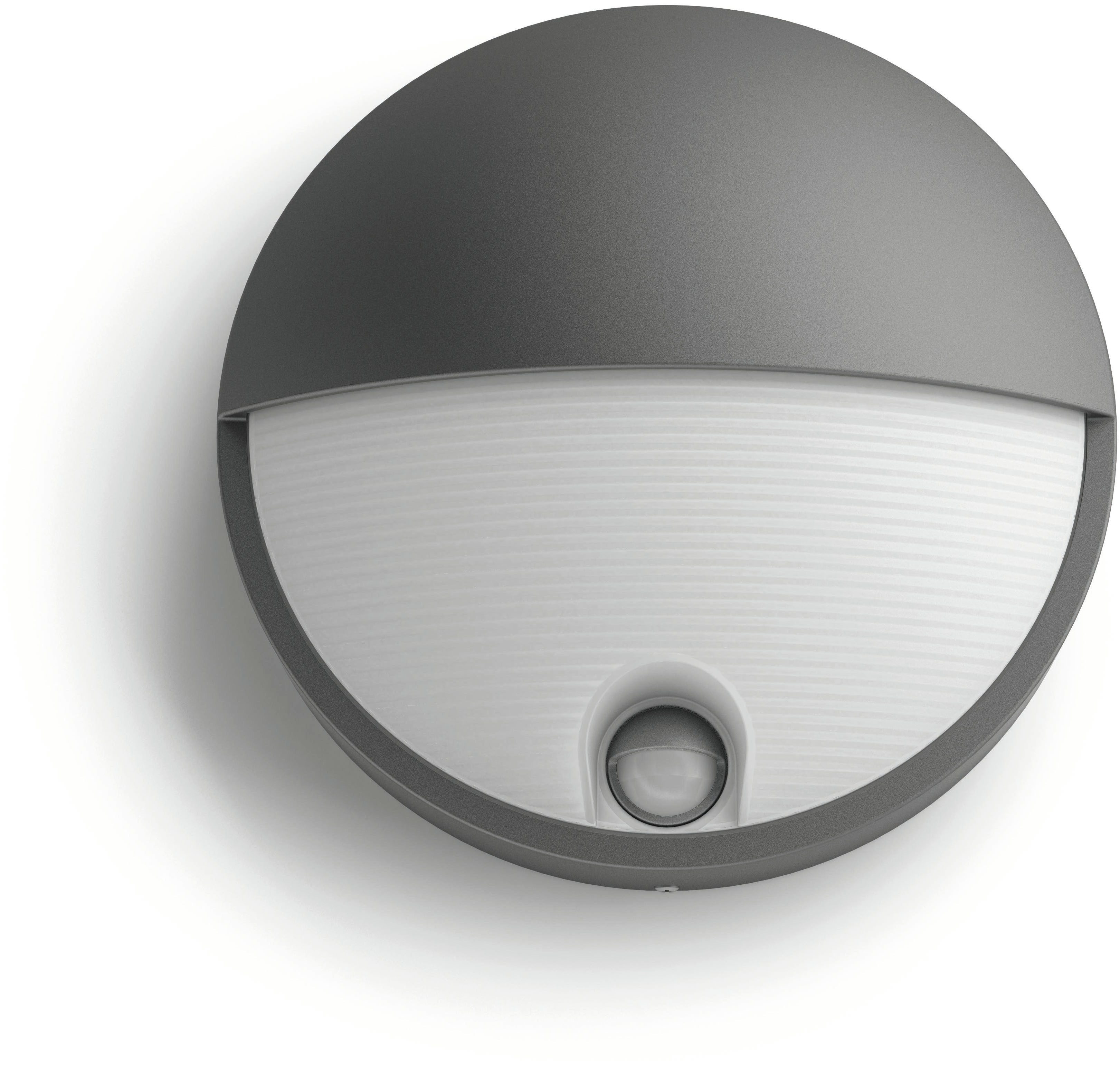 Philips LED Außen-Wandleuchte myGarden Capricorn, 700lm, Anthrazit, Abschaltautomatik, Bewegungsmelder, Leuchtdauer einstellbar, Memoryfunktion, LED fest integriert, Warmweiß