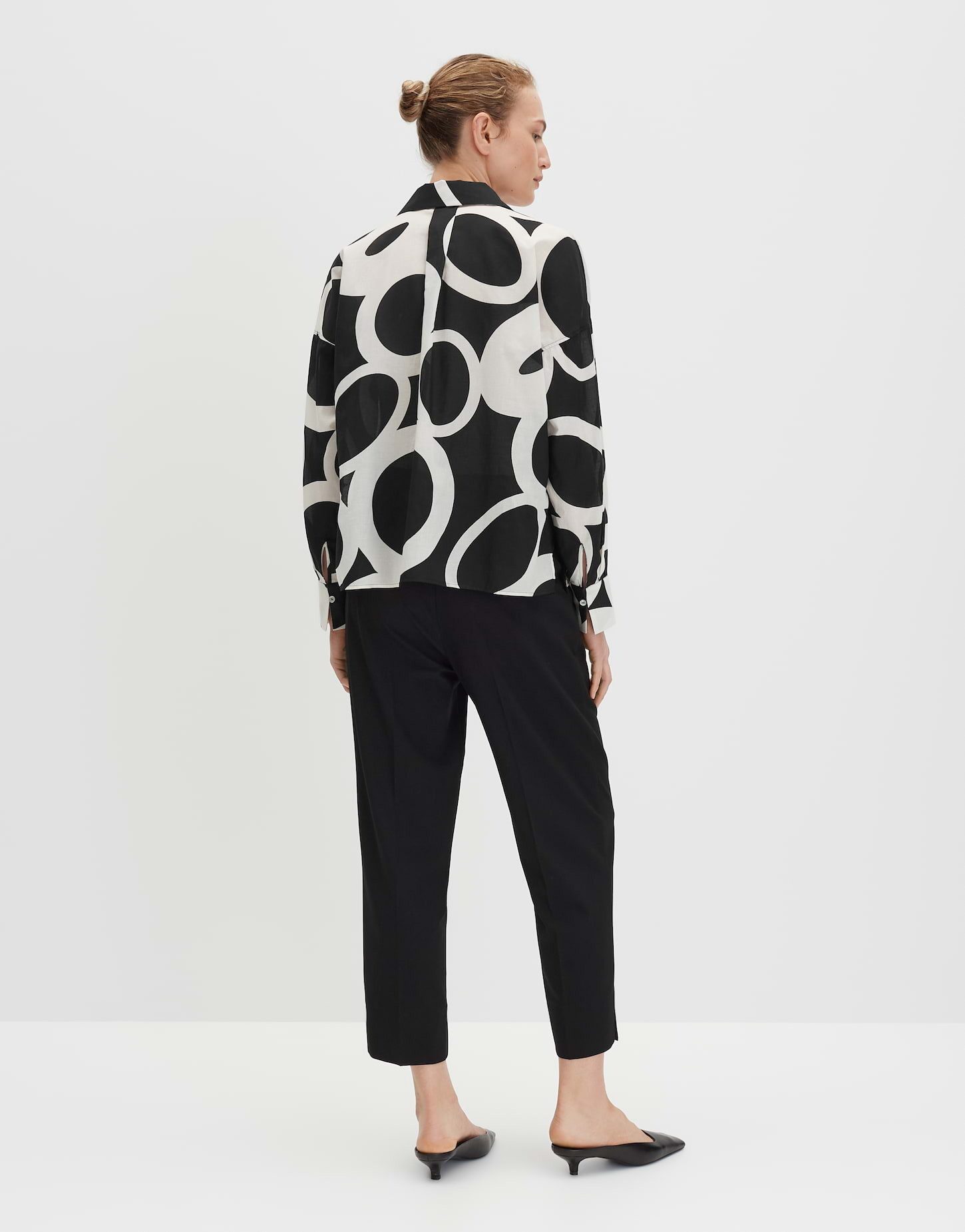 someday Langarmbluse ZIRVELI Regular aus feinem Cotton Voile