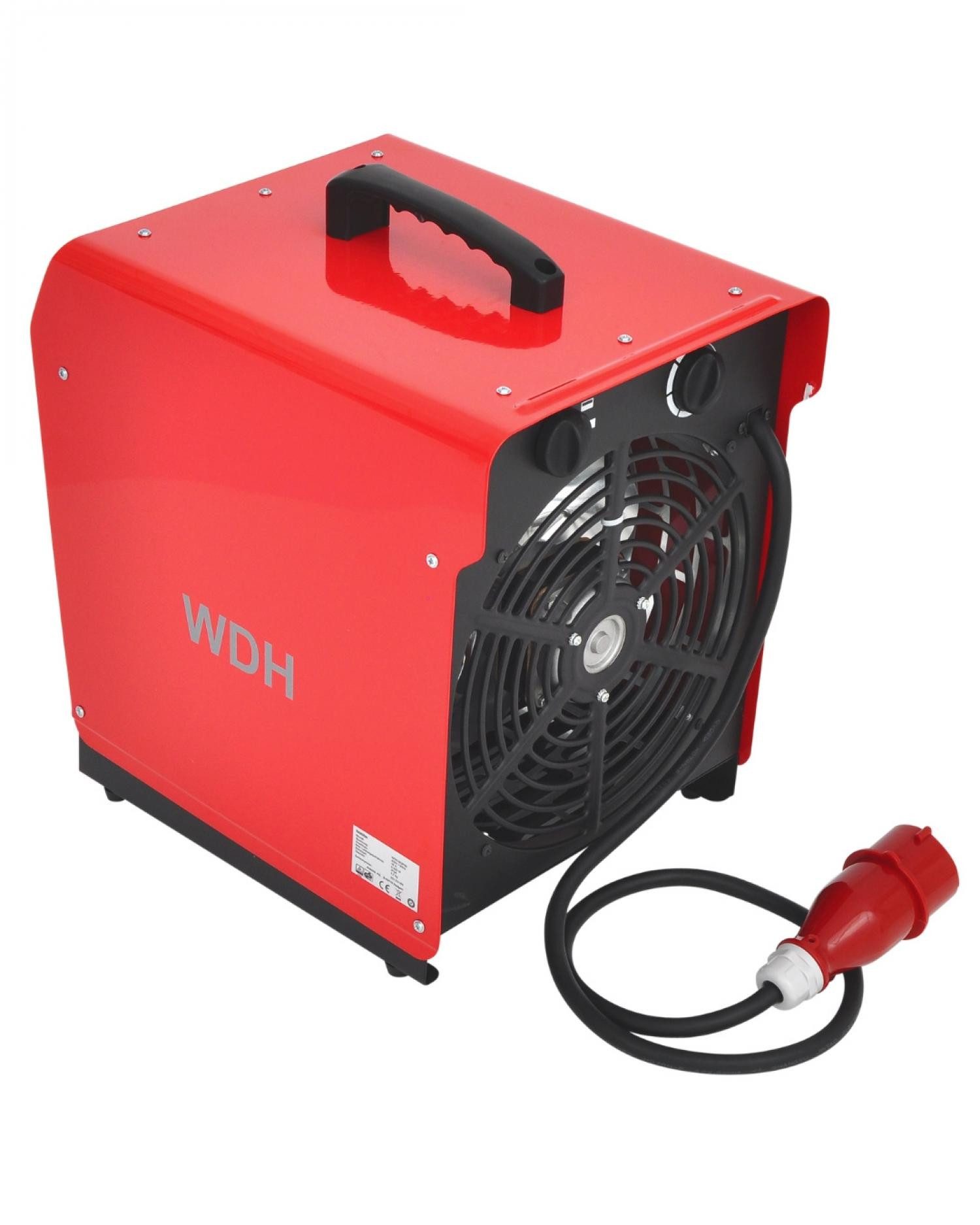 WDH Heizlüfter Gebläse WDH-BGP09, 9000 W, Dauerbetrieb geeignet