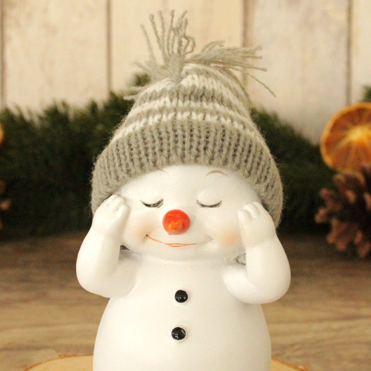 matches21 HOME & HOBBY Dekofigur Schneemann Set Kunststoff je 6x6x11 cm (4 St)