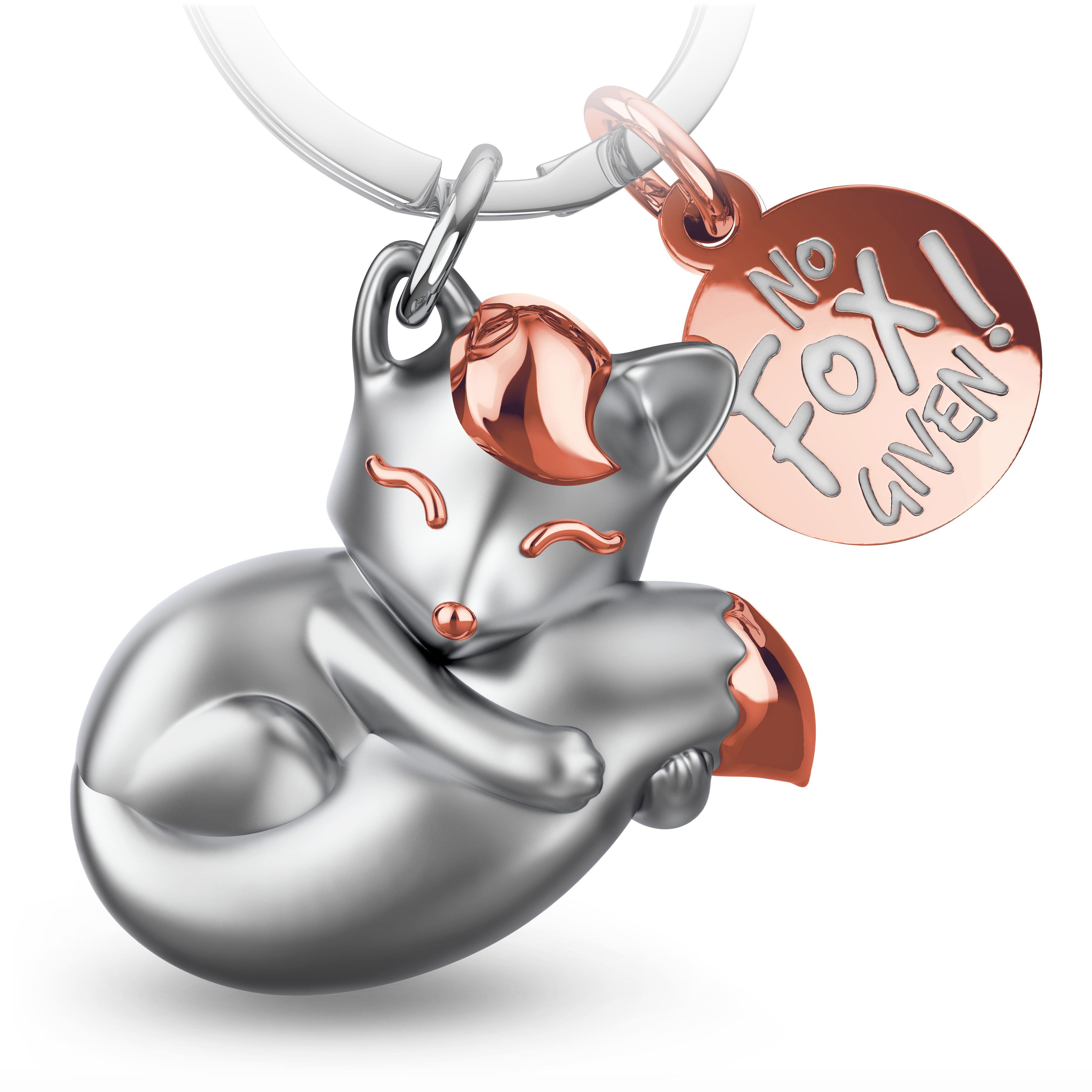 FABACH Schlüsselanhänger Fuchs Foxy mit Gravur - No Fux Given - Süßer Fuchs günstig online kaufen