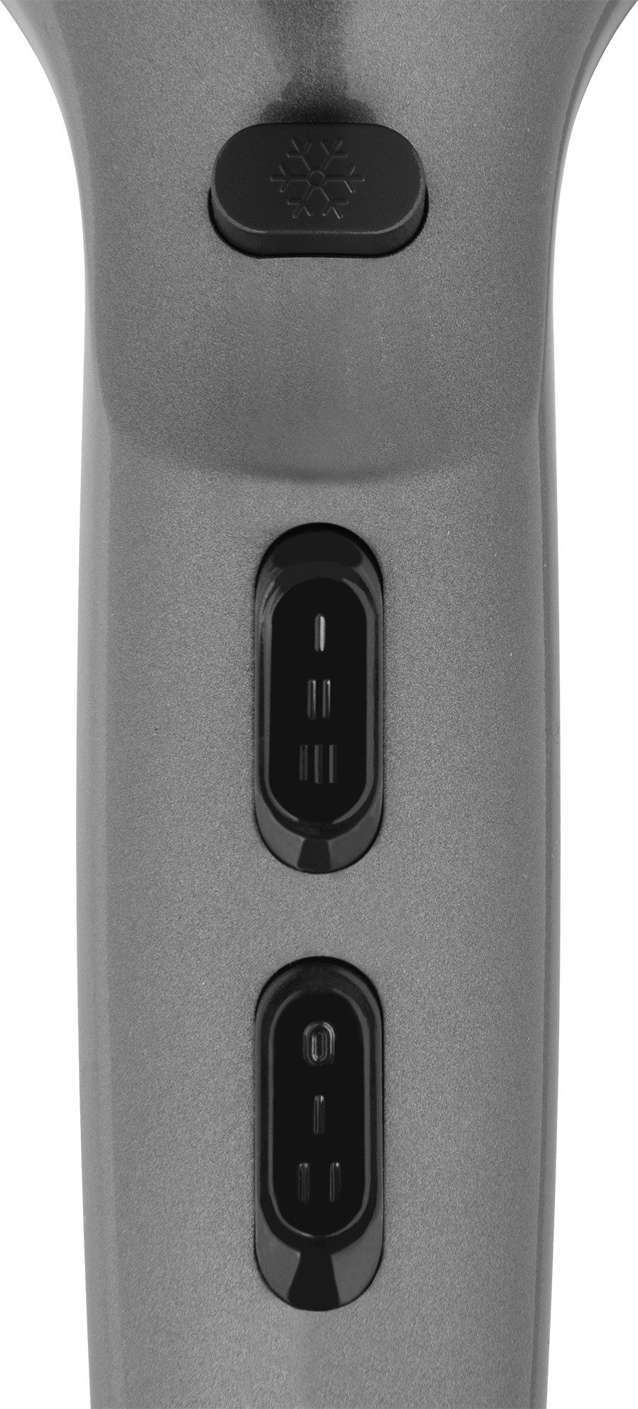 ECG Haartrockner Modifica Grigio Grande, 2000 W, Schnelles Aufheizen, Kaltlufttaste, Aufhängeöse