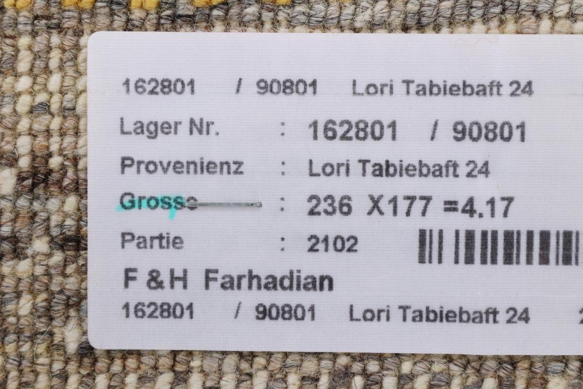 Orientteppich Perser Gabbeh Loribaft 178x237 Höhe: rechteckig, Nain Nowbaft Moderner, 12 mm Handgeknüpfter Trading