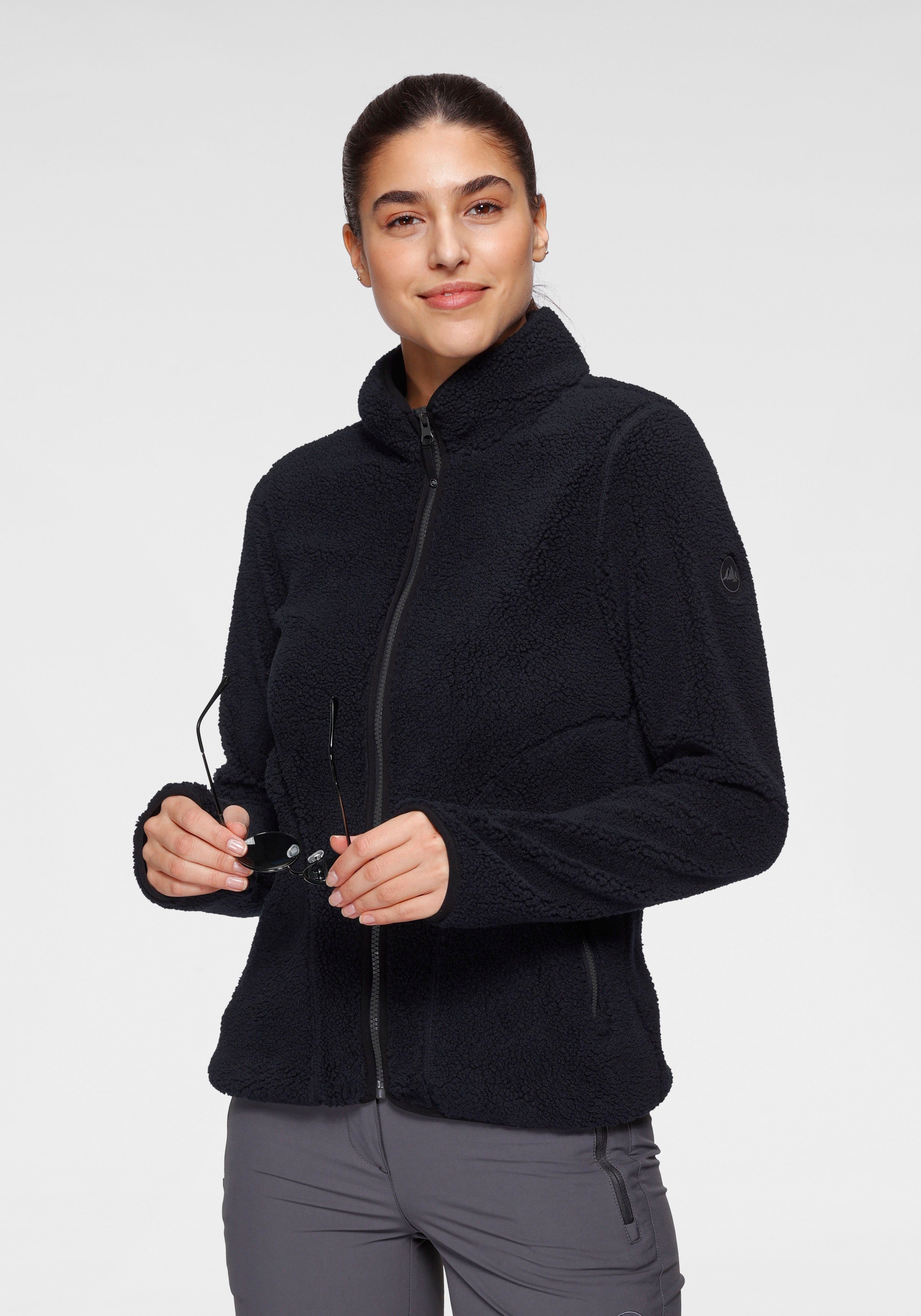 aus Polarino Fleece Fleecejacke Sherpa