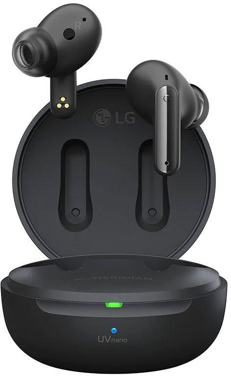 LG In-Ear-Kopfhörer TONE Bluetooth) Cancelling Free (ANC), schwarz (Active DFP8 Noise