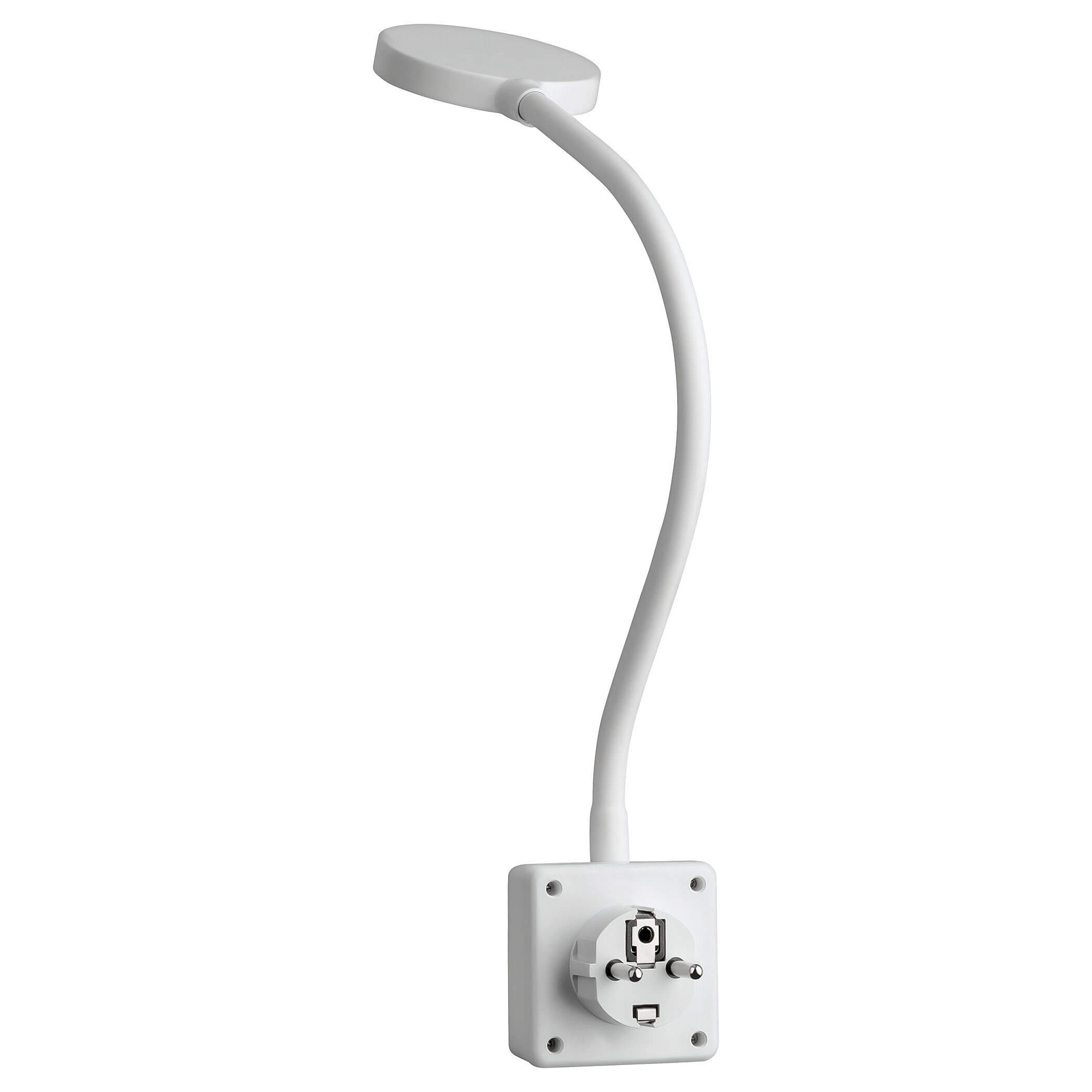 SEBSON LED Steckdosenleuchte 2x LED Steckdosenlampe dimmbar und flexibel - 4W 290lm neutralweiß, LED fest integriert, neutralweiß – Bild 5 von 5