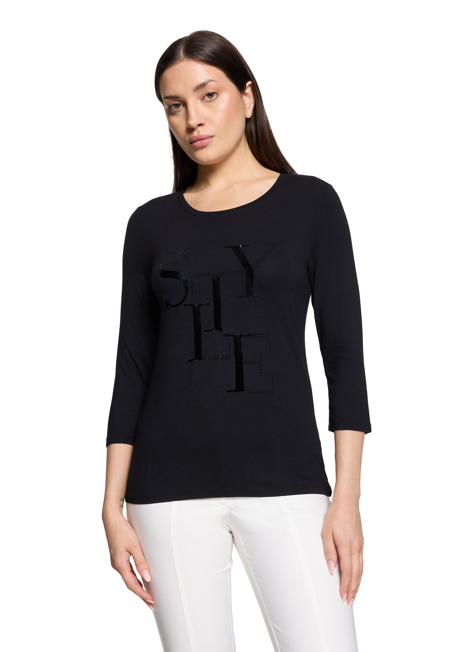 3/4-Arm-Shirt Damen mit Placement