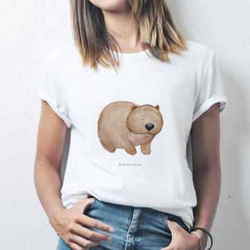 Mr. & Mrs. Panda T-Shirt Wombat - Weiß - Geschenk, Damen, Spruch, Tiere, gute Laune, Das Leben (1-tlg)