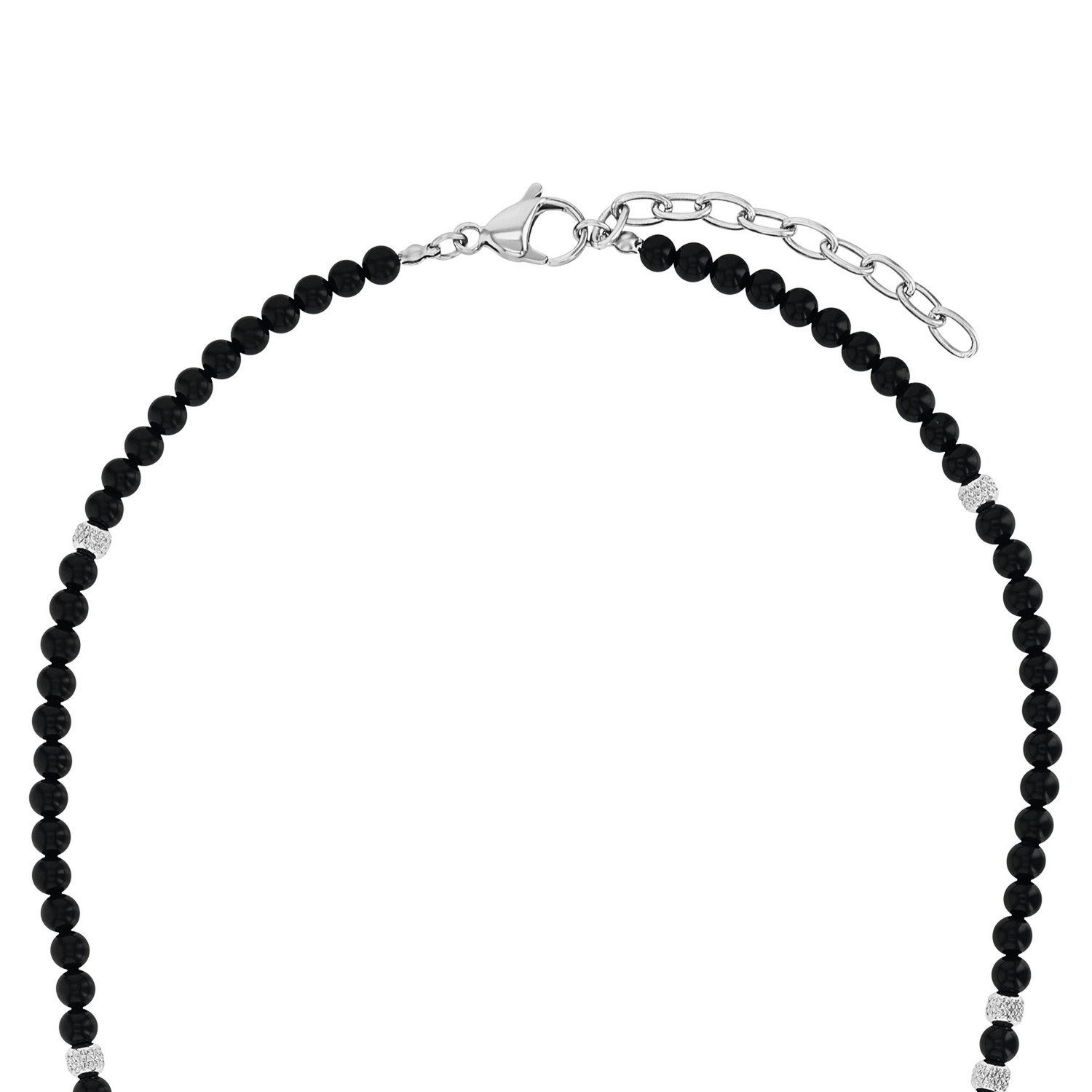 Amor Kette mit Anhänger, mit Achat