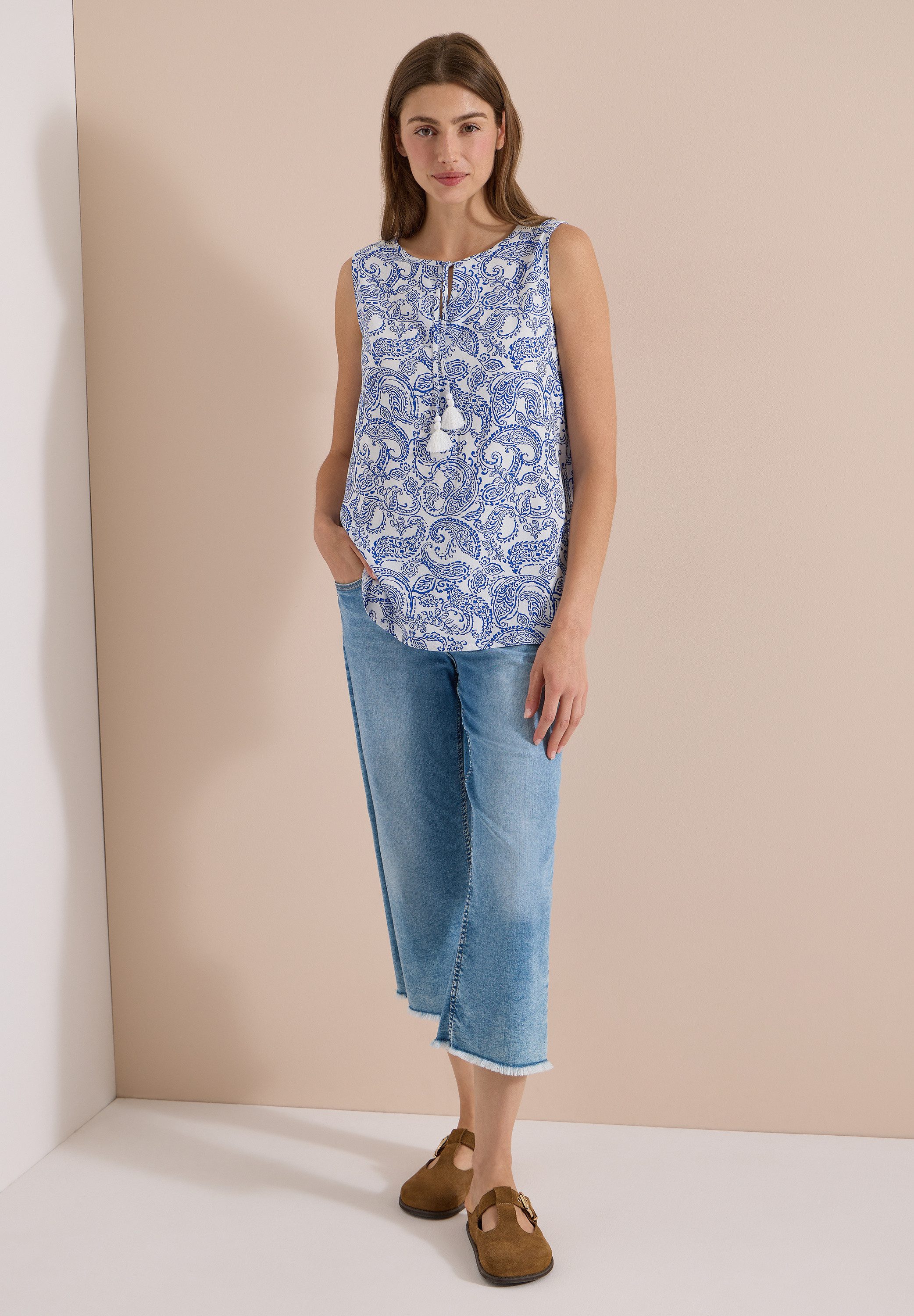 CECIL Blusentop mit allover Print
