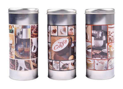 BURI Vorratsdose Kaffeepaddose Vorratsdose Kaffeepads Kaffeespender Paddose Kaffeebox, Metall