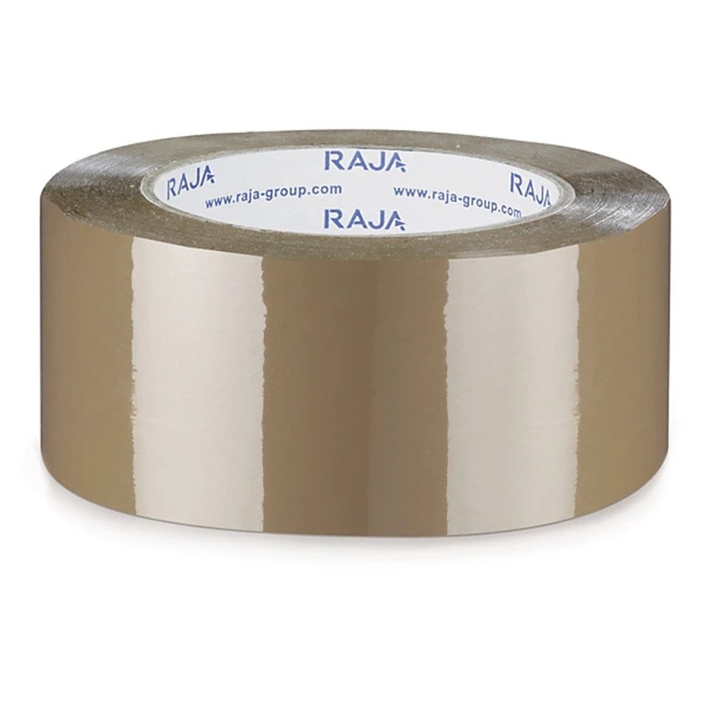 RAJA Paket-Klebeband Low-noise, PP, braun, 48 mm x 66 m, Folienstärke 28µ, 36 Rollen