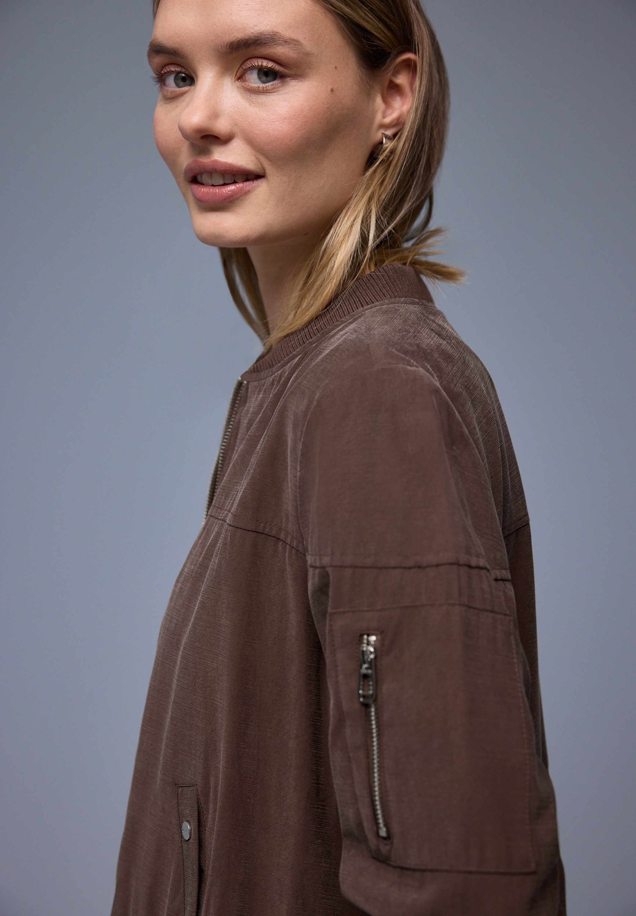 STREET ONE Blouson mit elastischem Saum
