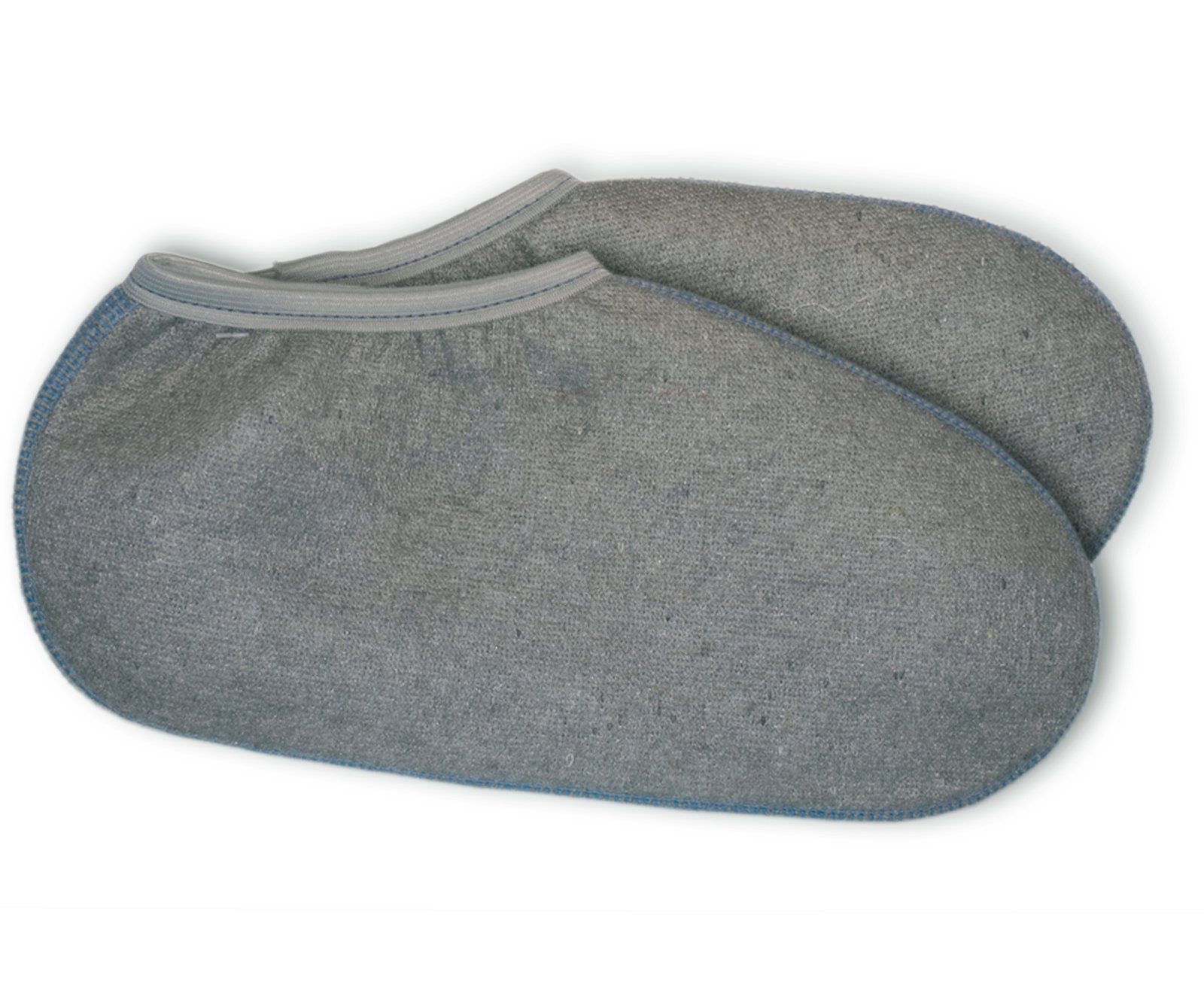 Die Sockenbude Füßlinge STIEFELSOCKEN (Bund, 1-Paar, Grau) 3-lagig