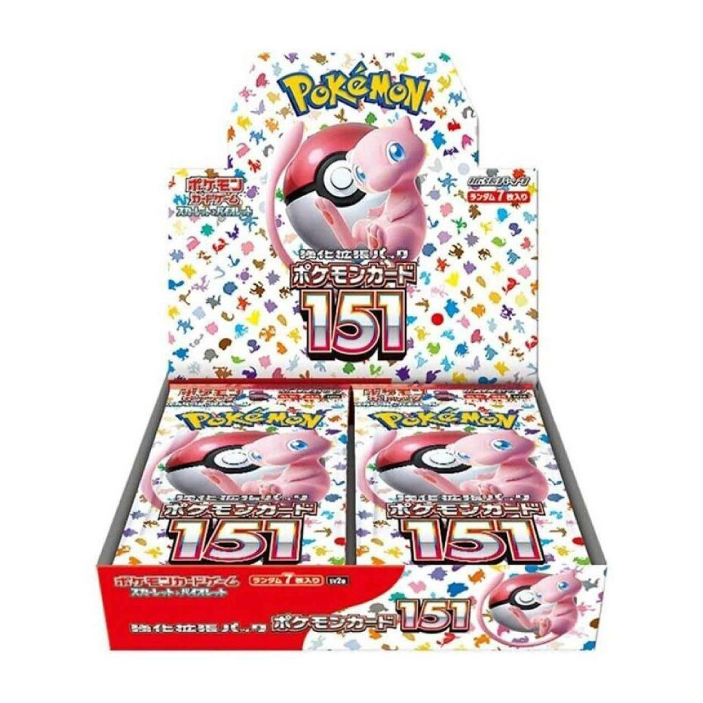 POKÉMON Sammelkarte Pokemon 151 SV2a Booster Display, Japanisch