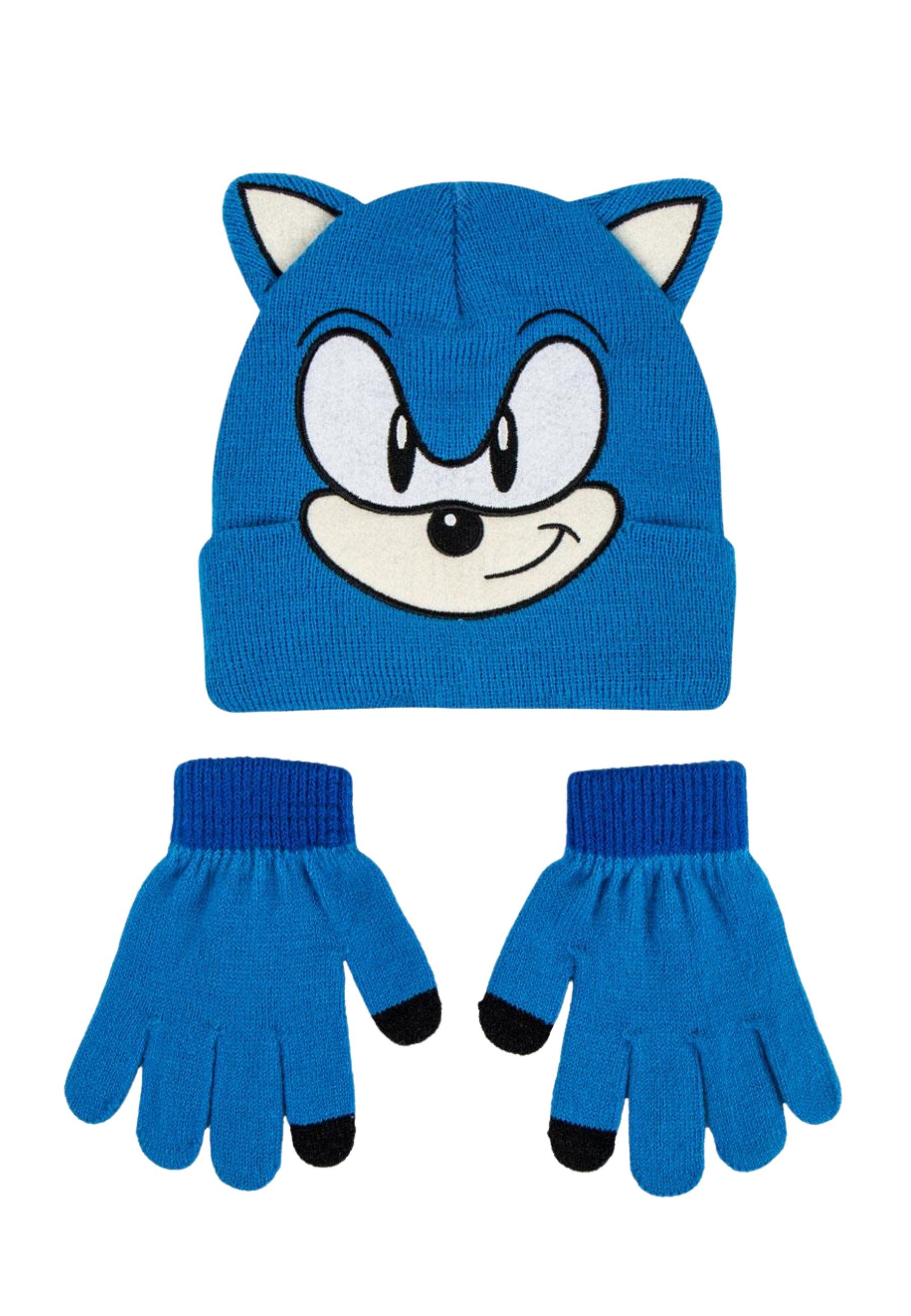 Disney Mütze & Schal 2-teiliges Sonic Set (Set)