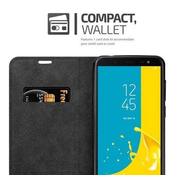 Cadorabo Handyhülle Samsung Galaxy J6 2018 Samsung Galaxy J6 2018, Klappbare Handy Schutzhülle - Hülle - mit Standfunktion und Kartenfach