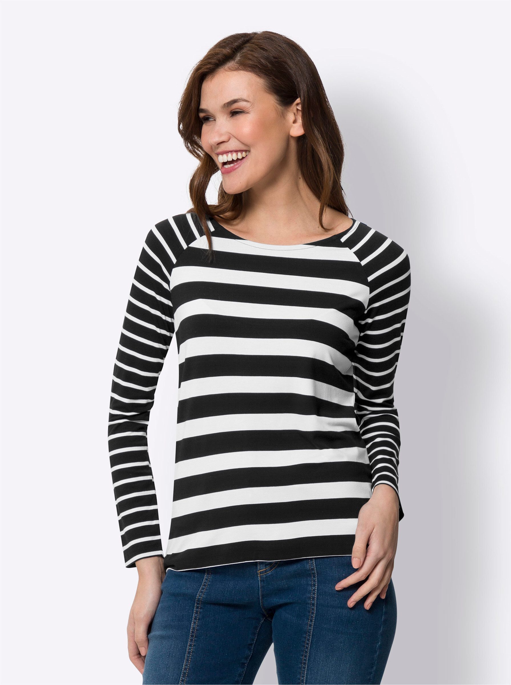 heine T-Shirt Langarmshirt . günstig online kaufen