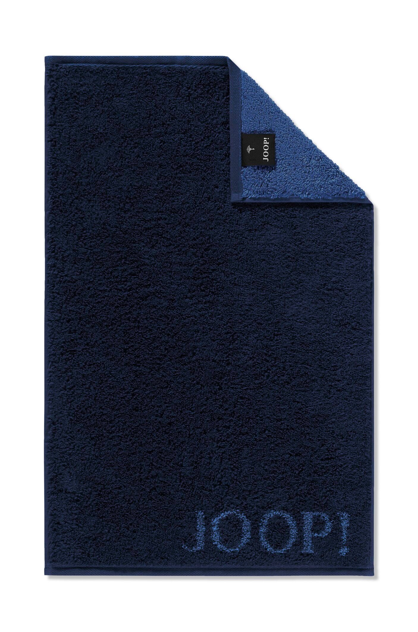 Joop! Gästehandtücher JOOP! LIVING - DOUBLEFACE Navy Textil Gästetuch-Set, CLASSIC (3-St)